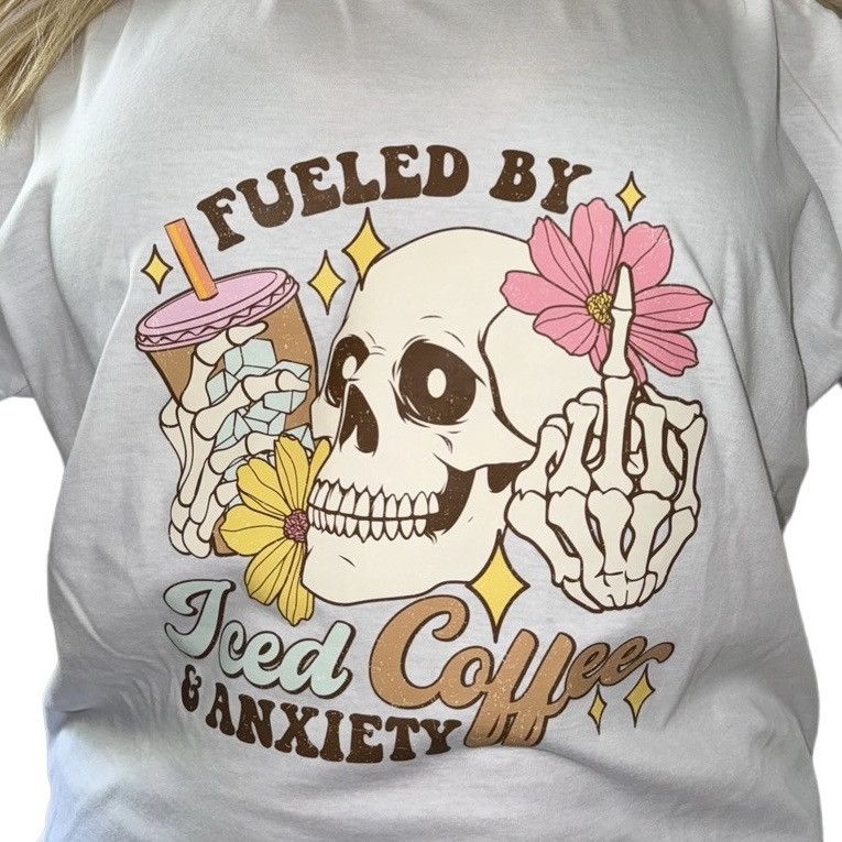 Designer Woman’s iced coffee tee shirt Size M / US 6-8 / IT 42-44 - 1 Thumbnail