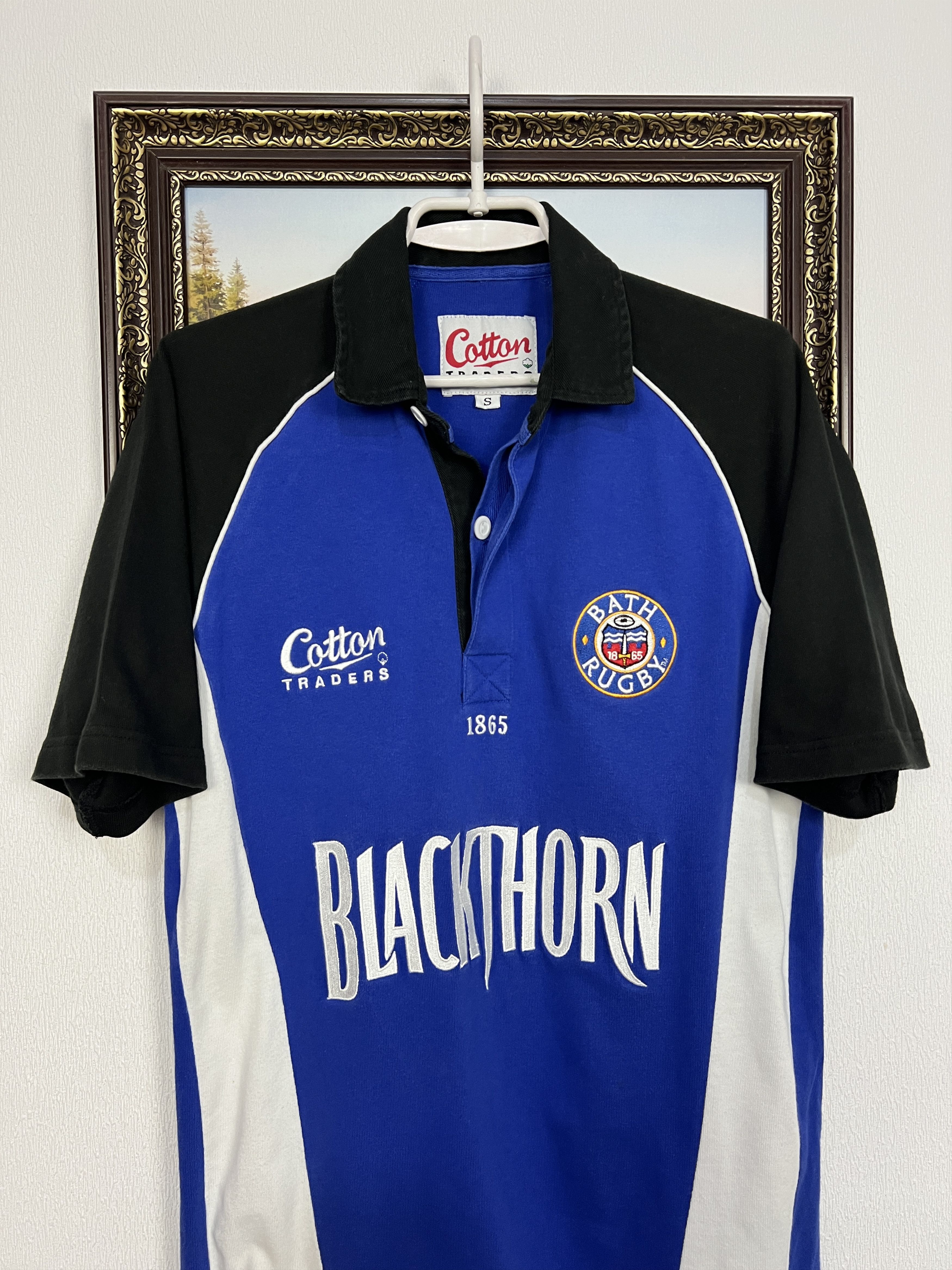 Cotton Traders Vintage 2000's Bath Rugby Rugby Union Jersey Trikot Size US S / EU 44-46 / 1 - 2 Thumbnail