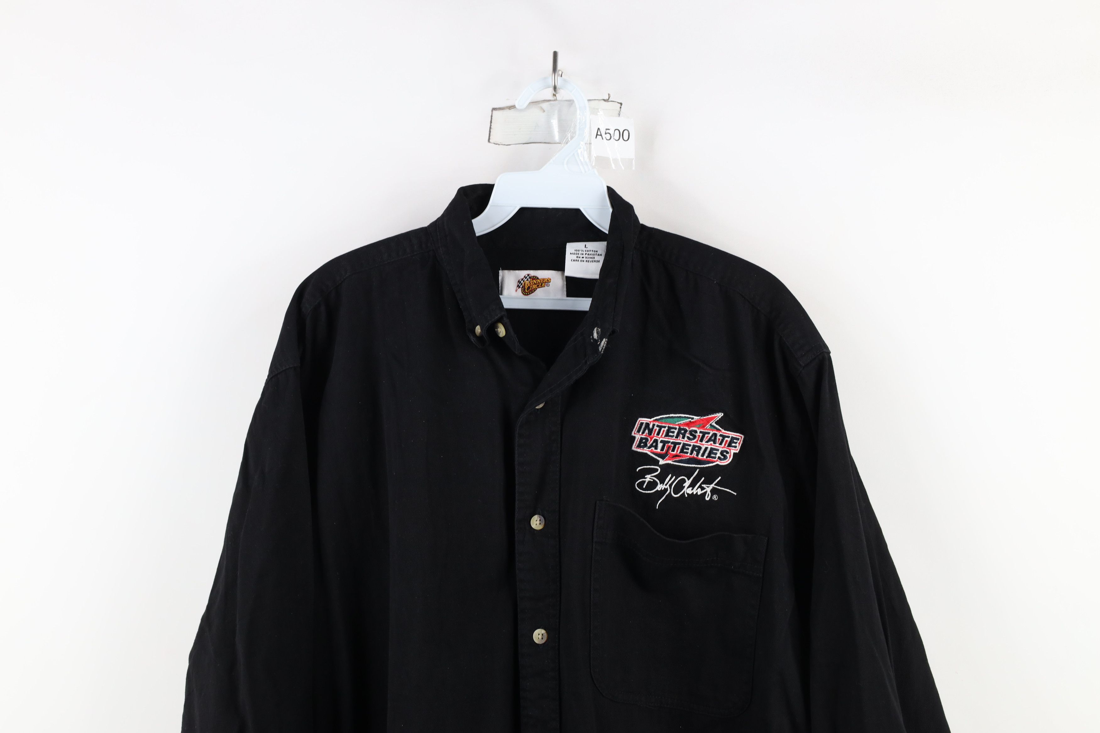 Vintage Vintage 90s NASCAR Batteries Bobby Labonte Button Shirt Size US L / EU 52-54 / 3 - 2 Thumbnail