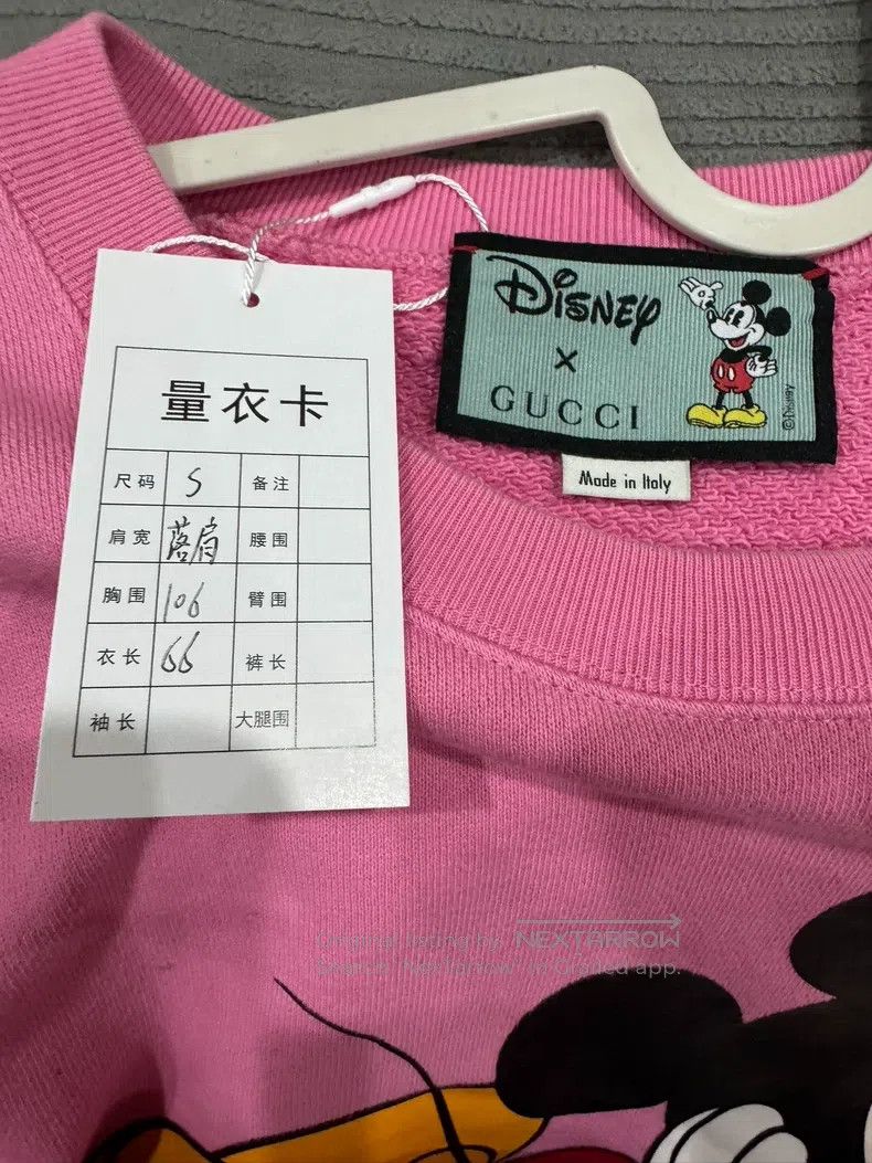 Gucci Gucci Pink Disney Mickey co-branded sweatshirt Size S / US 4 / IT 40 - 5 Thumbnail