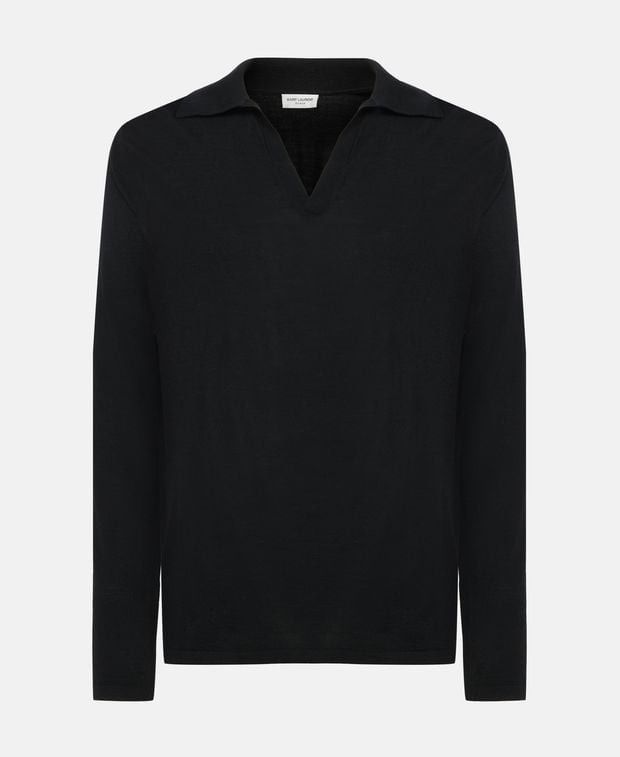 Saint Laurent Paris Woolen long sleeve polo Size US XL / EU 56 / 4 - 1 Preview