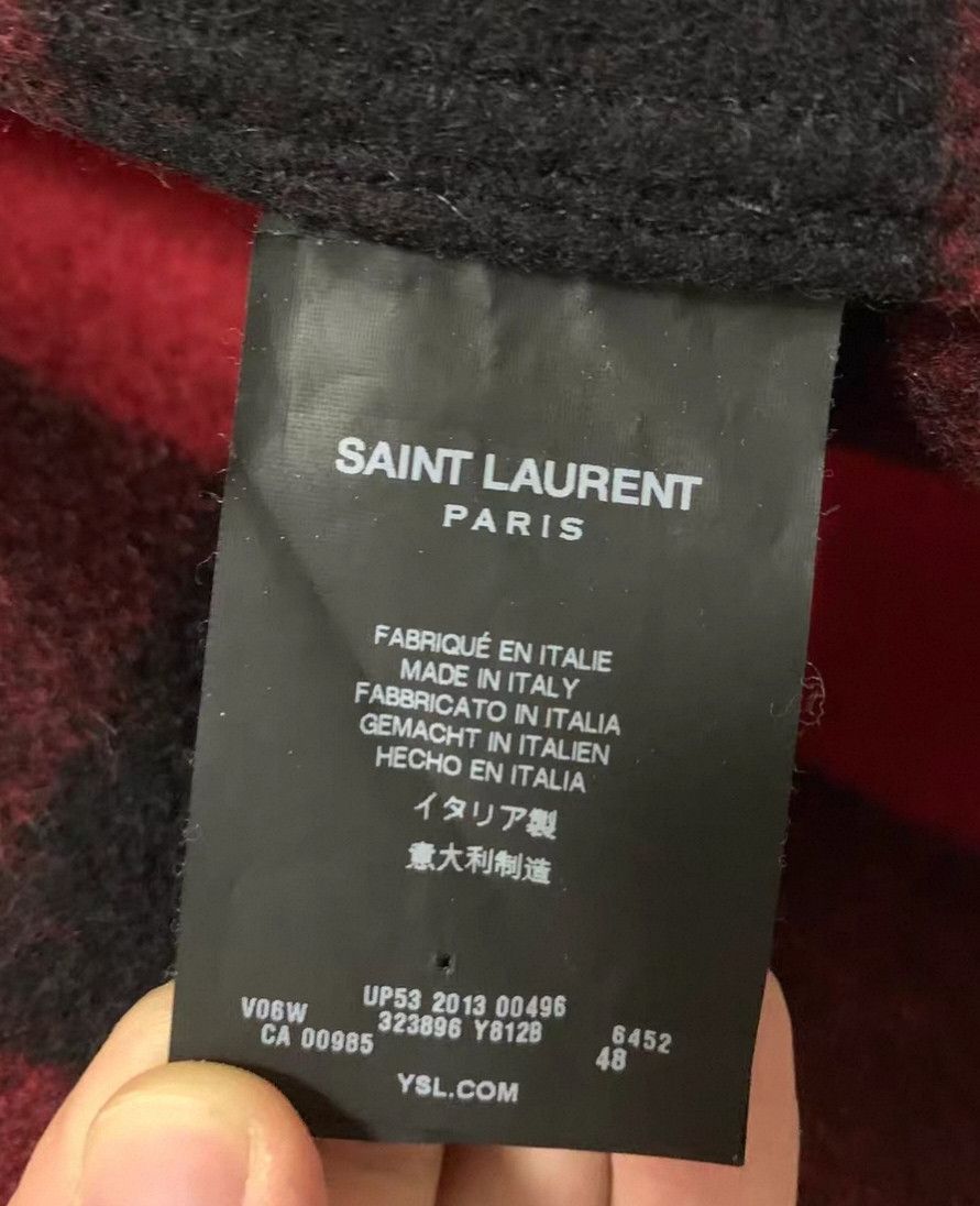 Saint Laurent Paris Saint Laurent Paris Plaid Wool Jacket Size US M / EU 48-50 / 2 - 5 Thumbnail