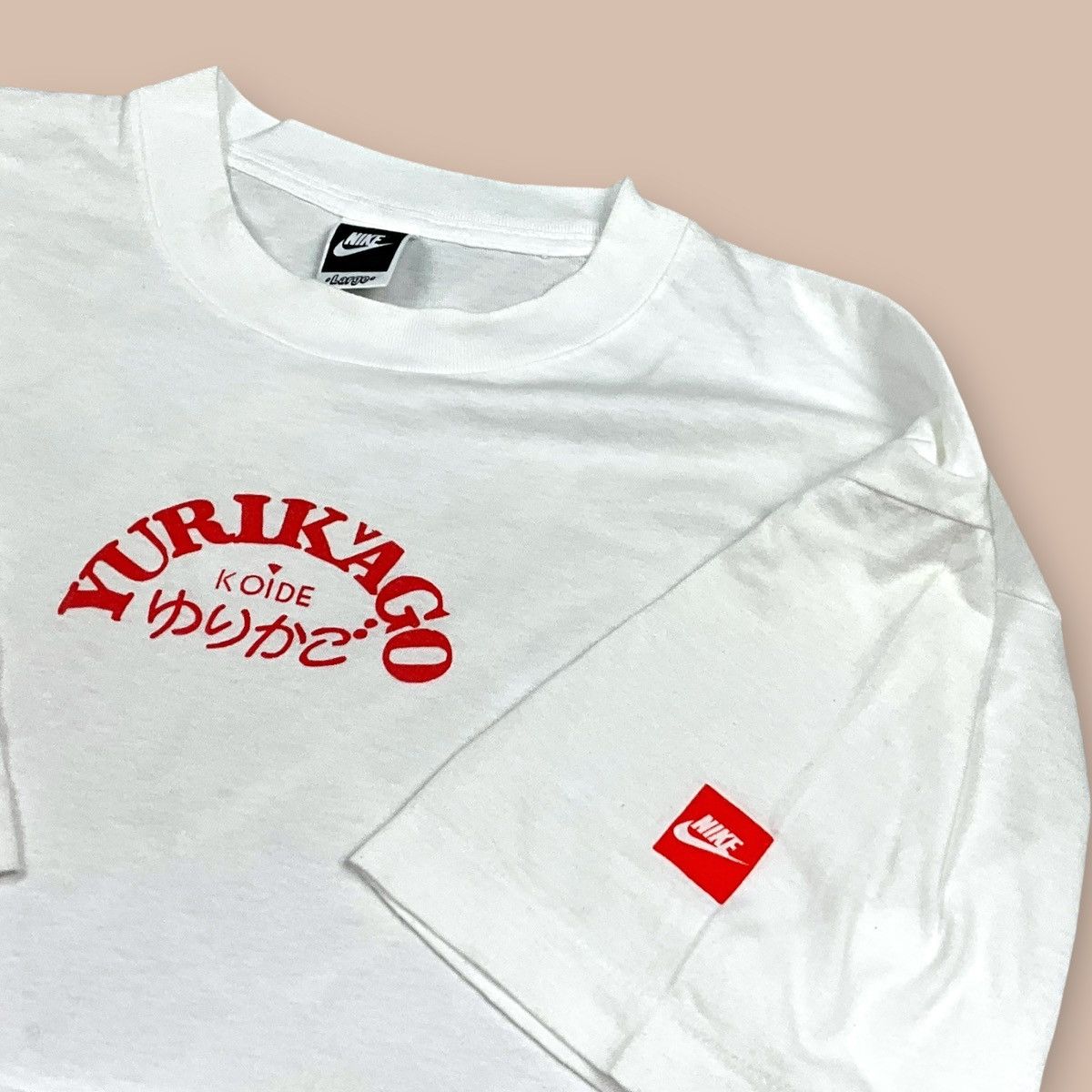 Nike Vintage 90's Nike Japan White TEE Size US M / EU 48-50 / 2 - 4 Thumbnail