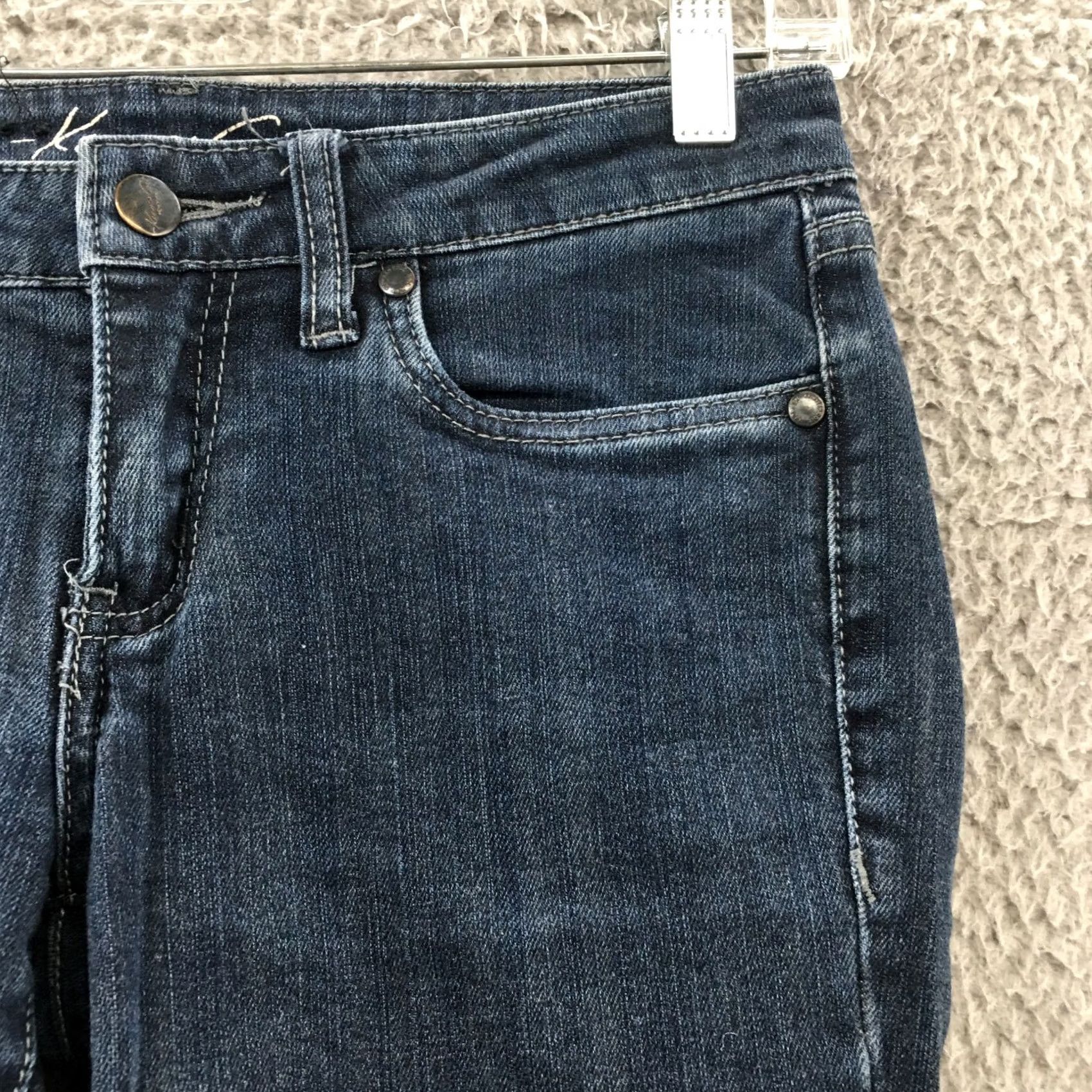 Kenneth Cole Kenneth Cole Jeans Tapered Jeans Womens 25 28x32 Blue Denim Low Rise Zip Fly Shoes? Size 42" / US 20 - 6 Thumbnail