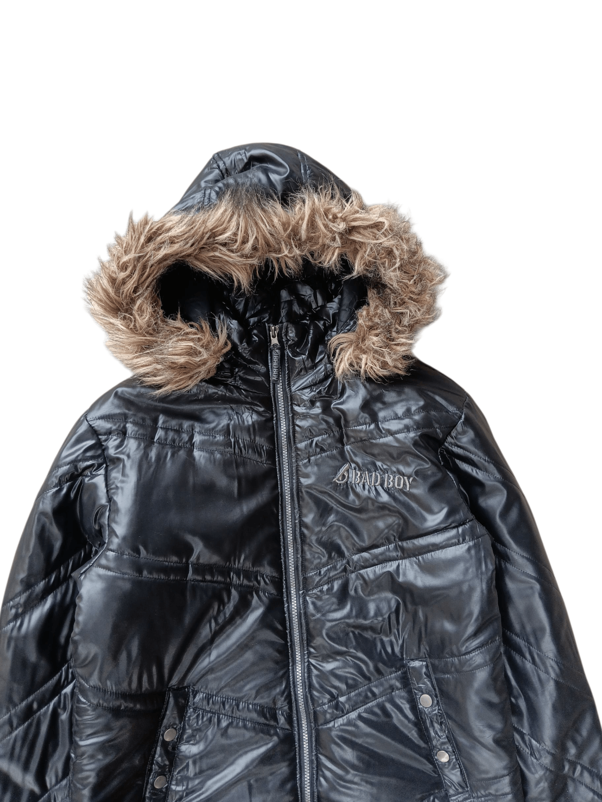 Japanese Brand Bad boy fur hoodie jacket ifsixwasnine style Size US L / EU 52-54 / 3 - 2 Thumbnail