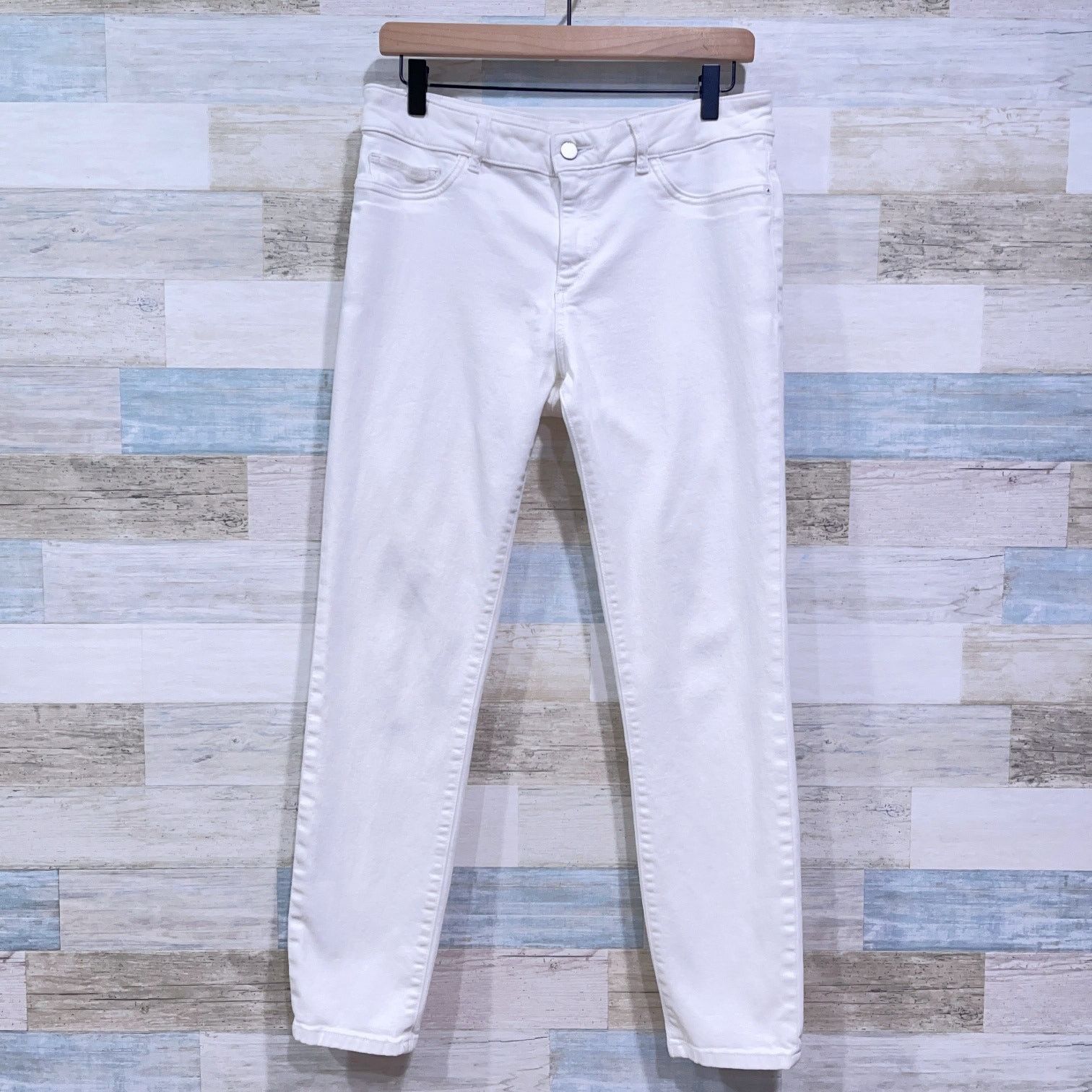 DL1961 DL1961 Margaux Instasculpt Ankle Skinny Jeans White 30 Size 30" / US 8 / IT 44 - 1 Thumbnail