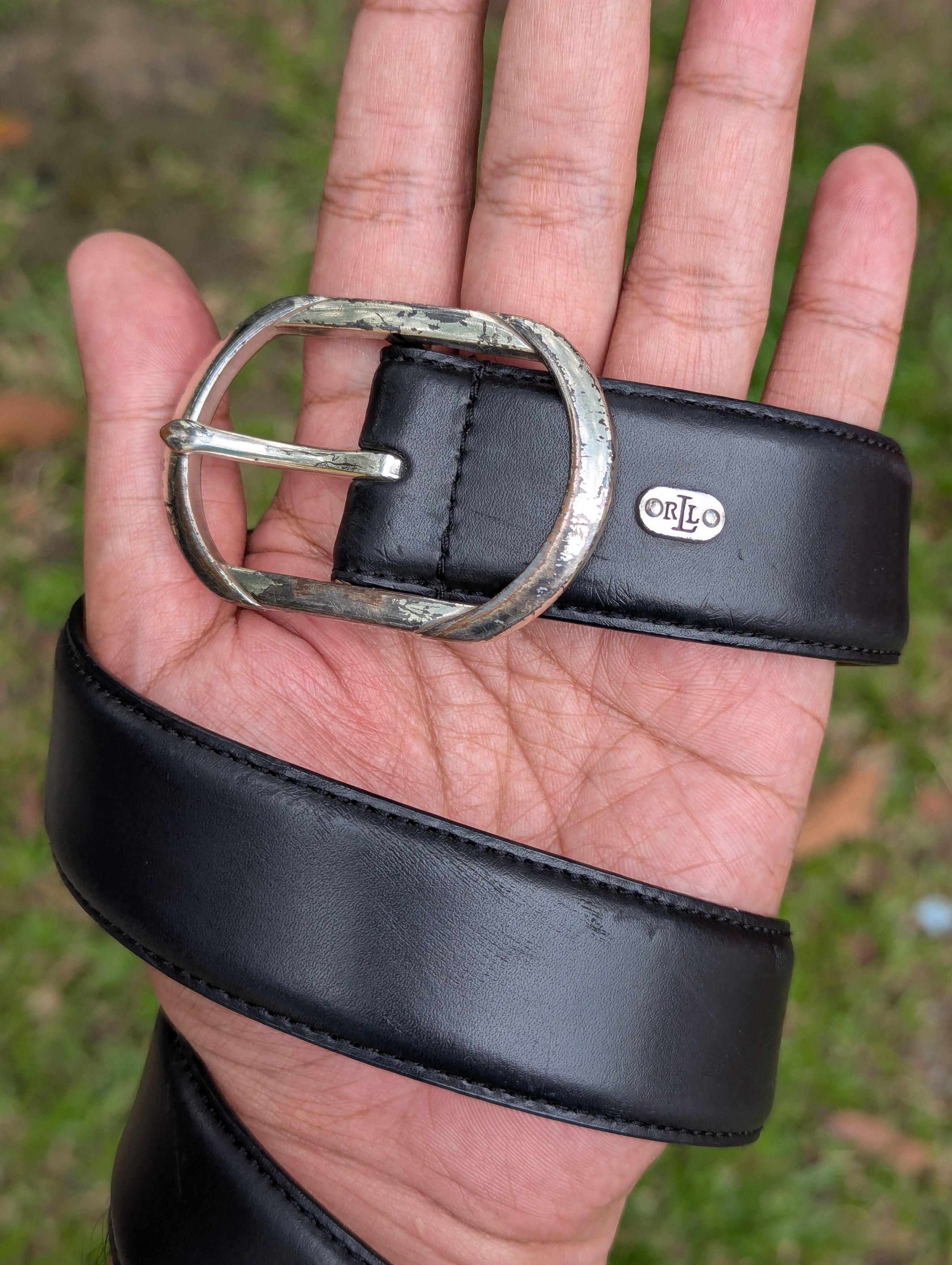 RRL Ralph Lauren RLL Lauren Ralph Lauren Leather Belts Size 42 - 2 Thumbnail