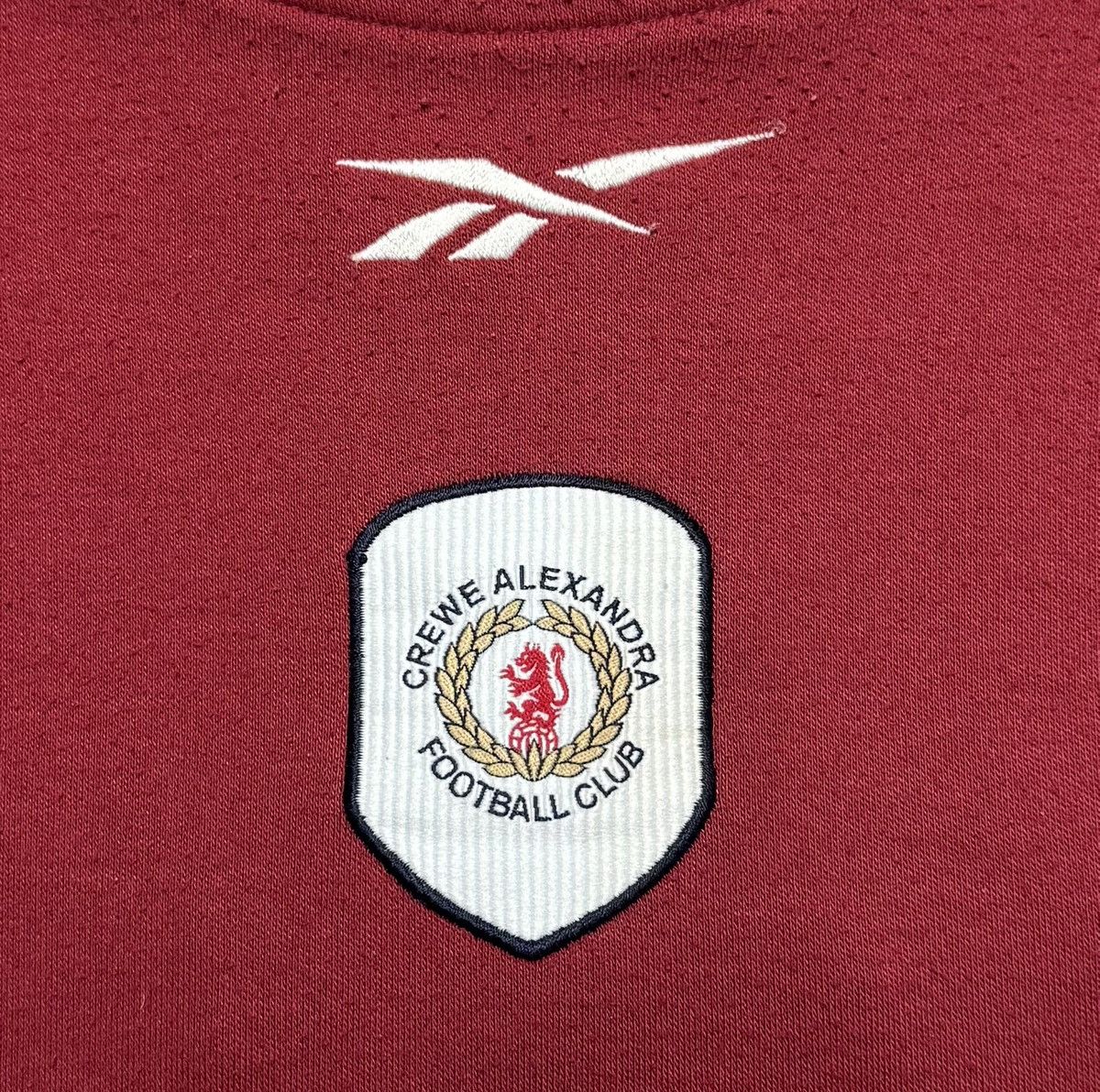 Reebok Crewe Alexandra 2004 2005 Football Soccer Sweatshirt Reebok Size US XL / EU 56 / 4 - 8 Thumbnail