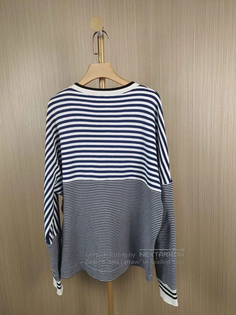 Loewe Loewe Striped Patched Waffle Crewneck Sweatshirt Size XL / US 12-14 / IT 48-50 - 2 Thumbnail