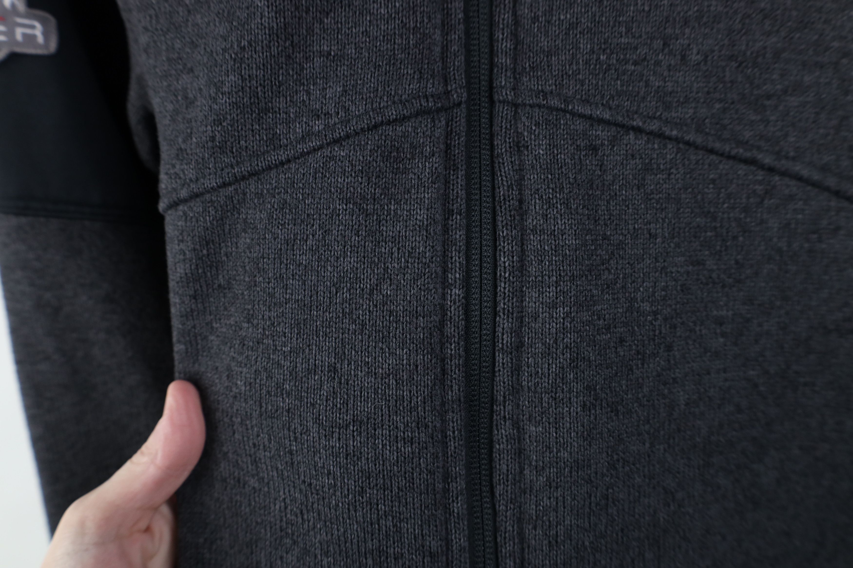 Spyder Spyder Jacquard Fleece Knit Foremost Full Zip Jacket Gray Size US XL / EU 56 / 4 - 6 Thumbnail