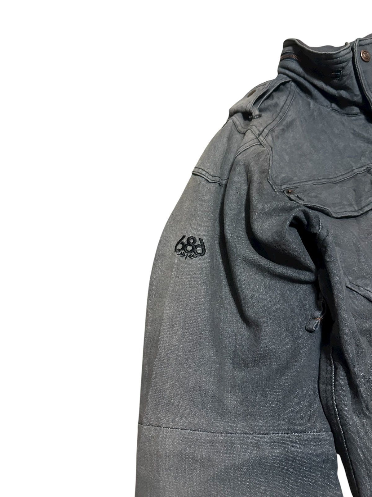 Japanese Brand Trashed Vintage 686 Jacket Zipper Ups Sun Faded Size US M / EU 48-50 / 2 - 4 Thumbnail