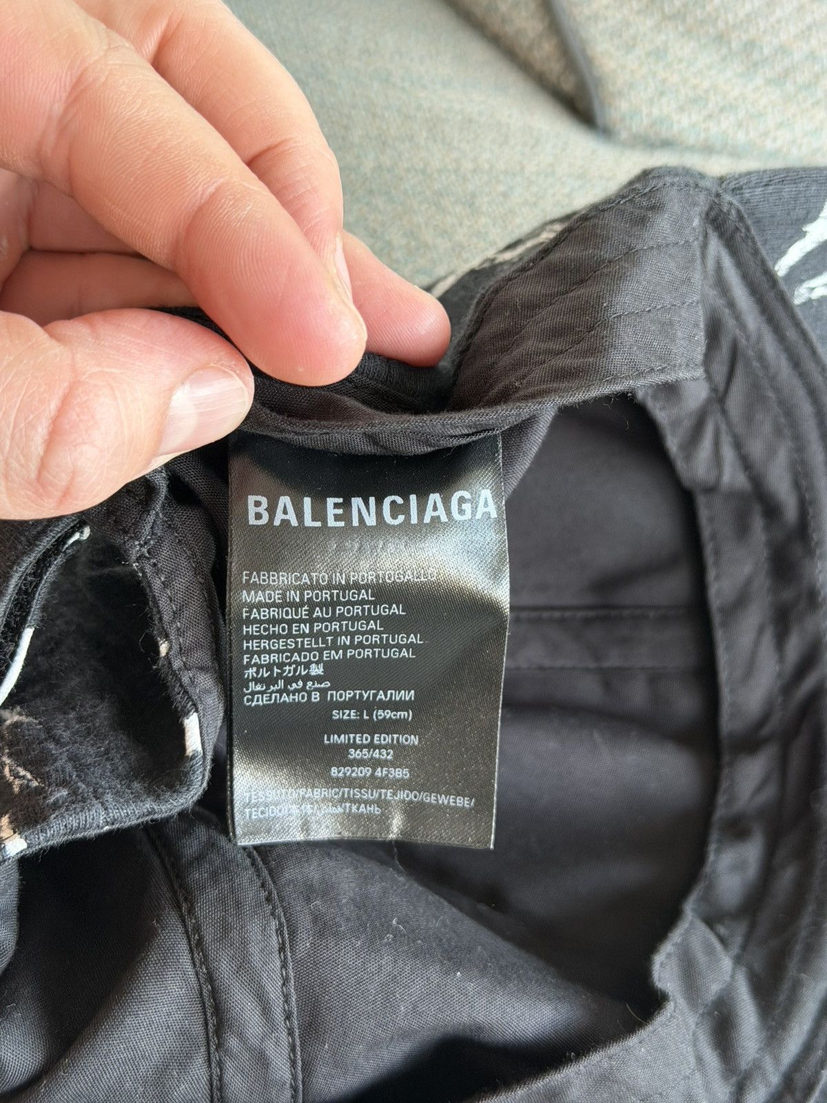 Balenciaga *RARE* BALENCIAGA ATELIER JERSEY CAP 365/432 1/1 Size ONE SIZE - 7 Thumbnail