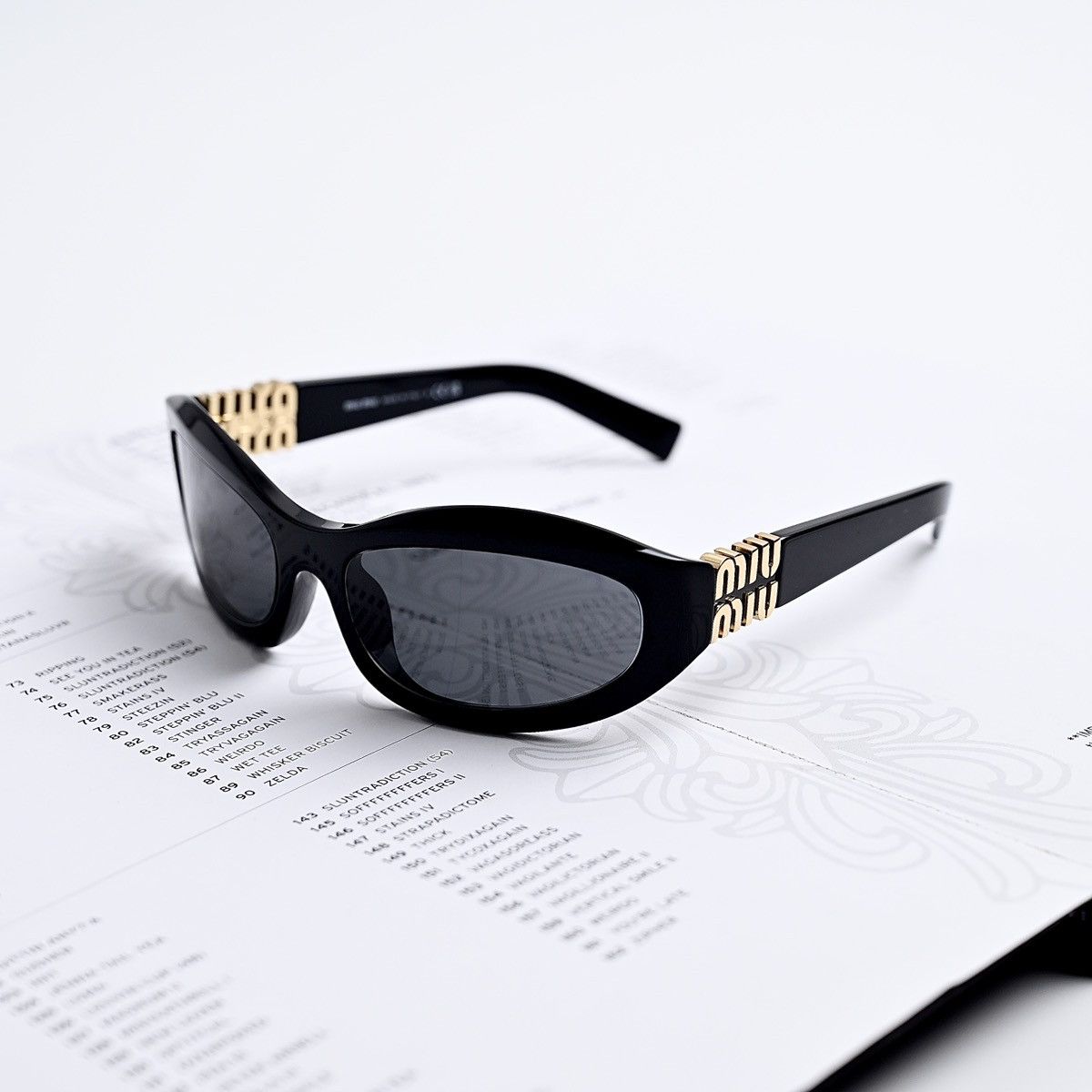 Miu Miu MIU MIU 0MU 14ZS SUNGLASSES Size ONE SIZE - 1 Thumbnail