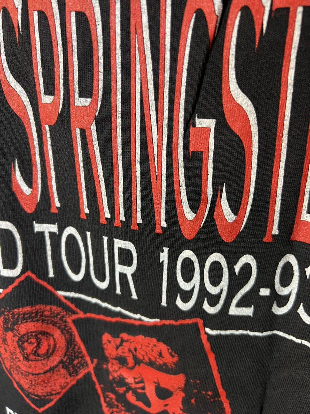 Band Tees tour vintage Bruce Springsteen shirt 90s Size US XL / EU 56 / 4 - 4 Thumbnail