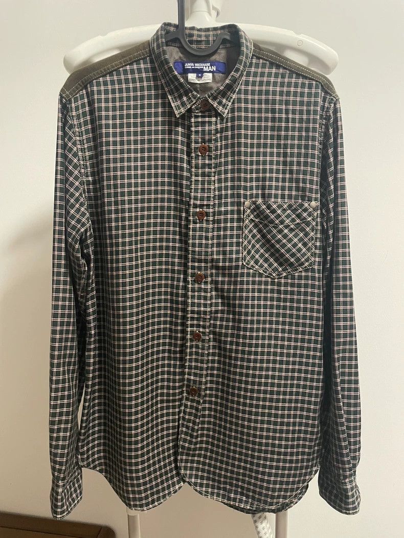 Junya Watanabe Junya Watanabe Green Plaid Shirt Size US S / EU 44-46 / 1 - 1 Thumbnail