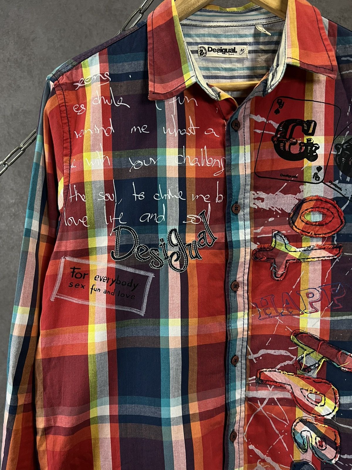 Desigual Desigual crazy designer shirt Size US M / EU 48-50 / 2 - 3 Thumbnail