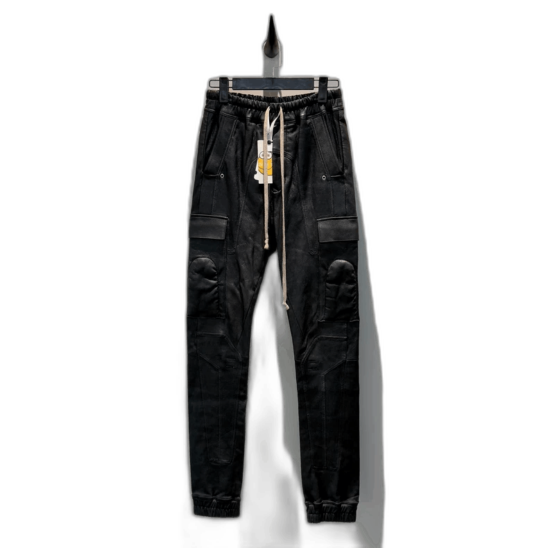 Rick Owens Rick Owens 19 Sheepskin Biker Drawstring Pants-2508 Size US 40 / EU 56 - 1 Thumbnail