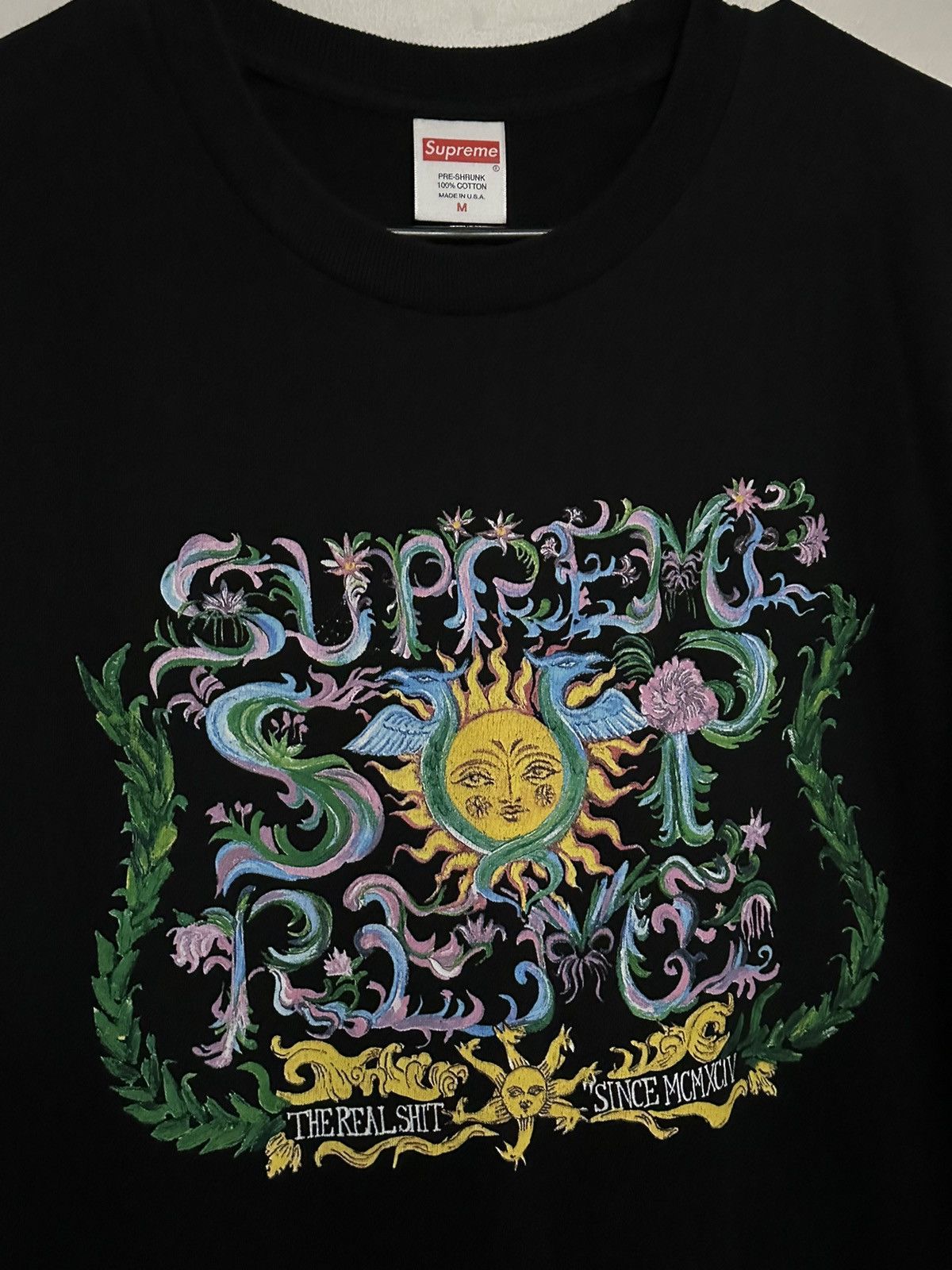 Supreme Supreme Crest Tee Size US M / EU 48-50 / 2 - 2 Thumbnail