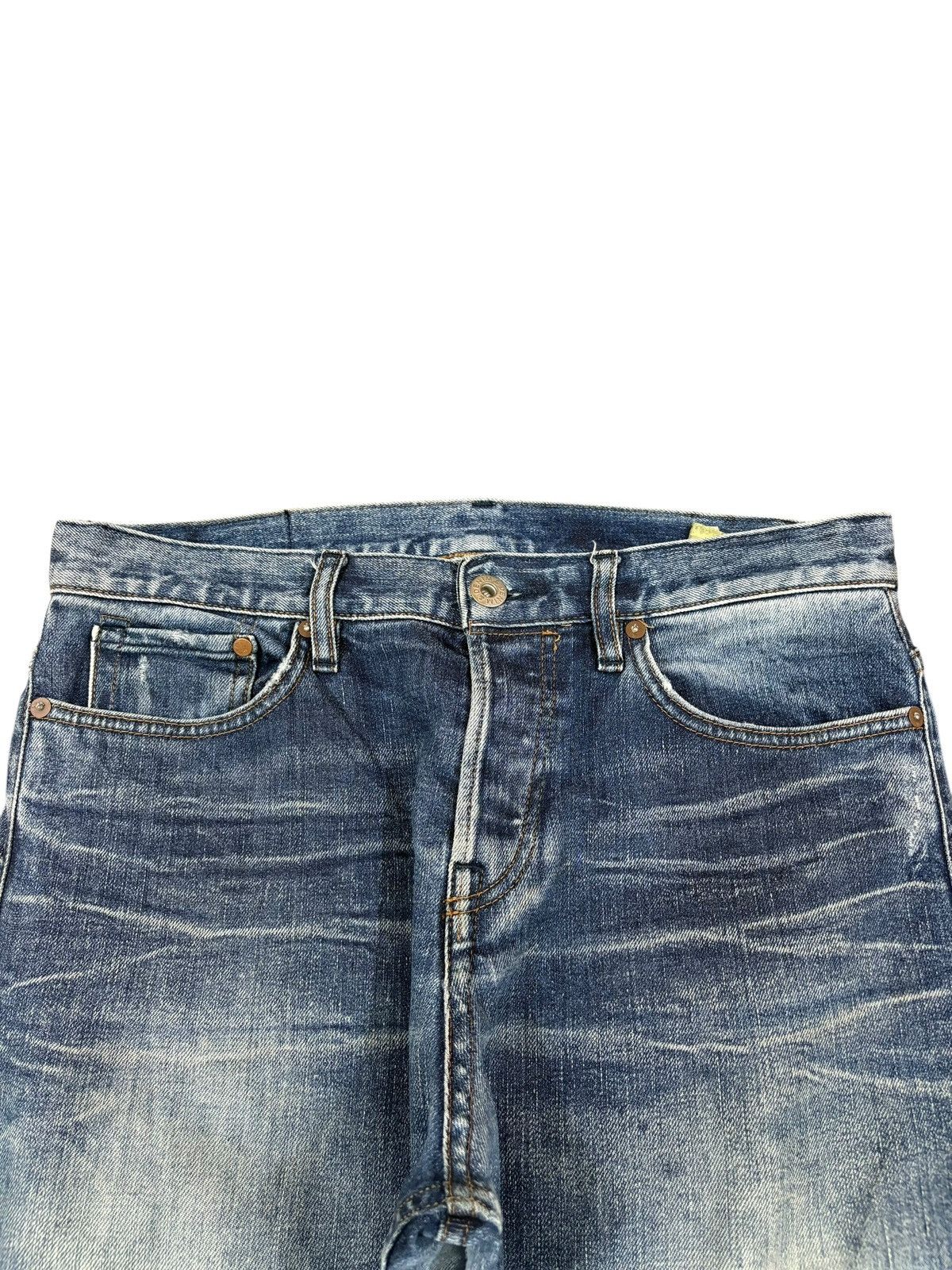 H&M Vintage H&M Selvedge Faded Distressed Jeans Size US 32 / EU 48 - 5 Thumbnail