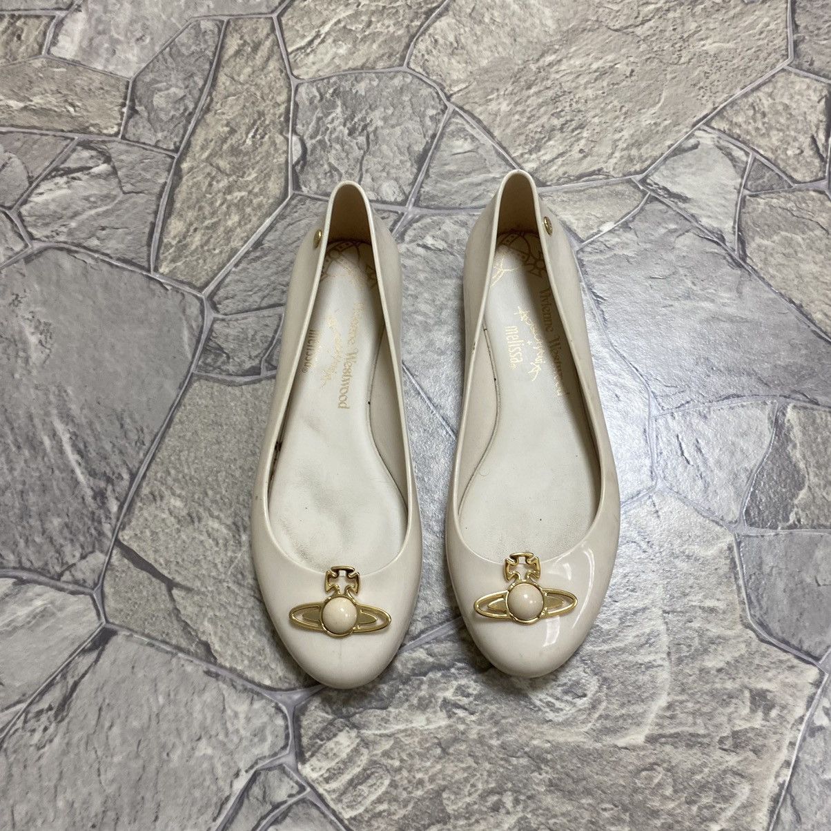 Melissa × Vivienne Westwood Vivienne Westwood Melissa Anglomania Ballet Flats Size US 9 / IT 39 - 3 Thumbnail
