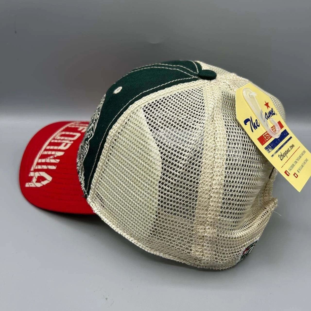 The Game Vintage California Republic Trucker Hat Men Green Snap Back Size ONE SIZE - 5 Thumbnail