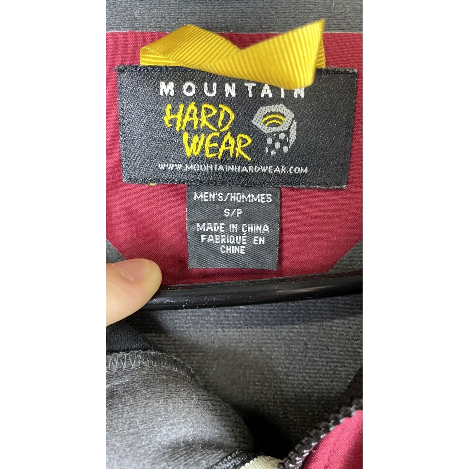 Mountain Hardwear Mountain Hardwear Jacket Mens S Red Gray Windstopper Soft Shell Hiking Trail Size US S / EU 44-46 / 1 - 5 Thumbnail