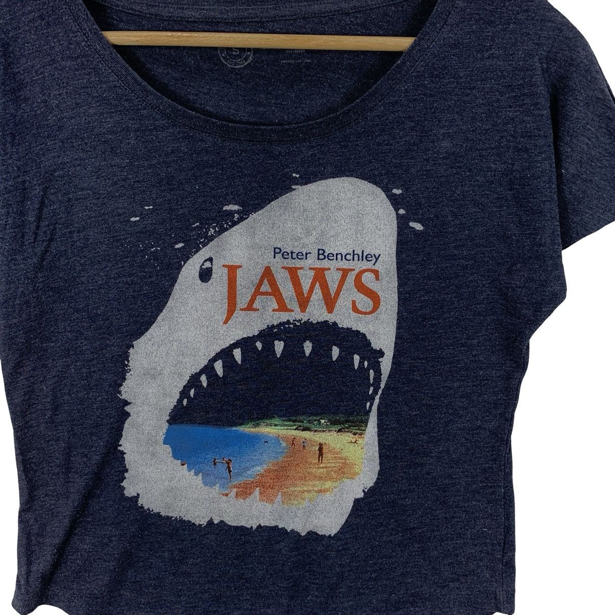 Other JAWS Artwork Peter Benchley 1974 Novel Tee Shirt Top Size S / US 4 / IT 40 - 5 Thumbnail