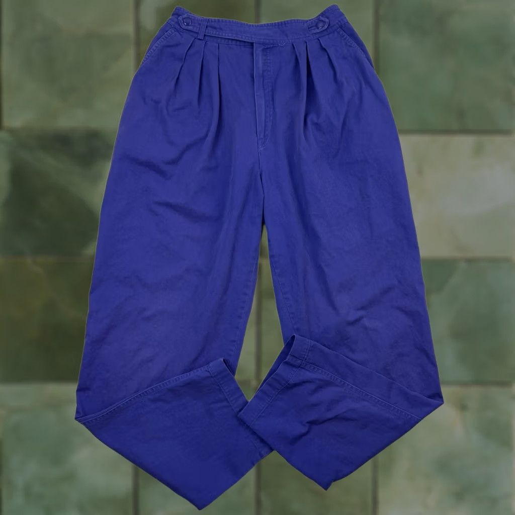 Vintage VINTAGE Cirage Pants Womens 10 High Waisted Hipster Mom Casual USA 80s Chino Purple Size 32" / US 10 / IT 46 - 1 Thumbnail