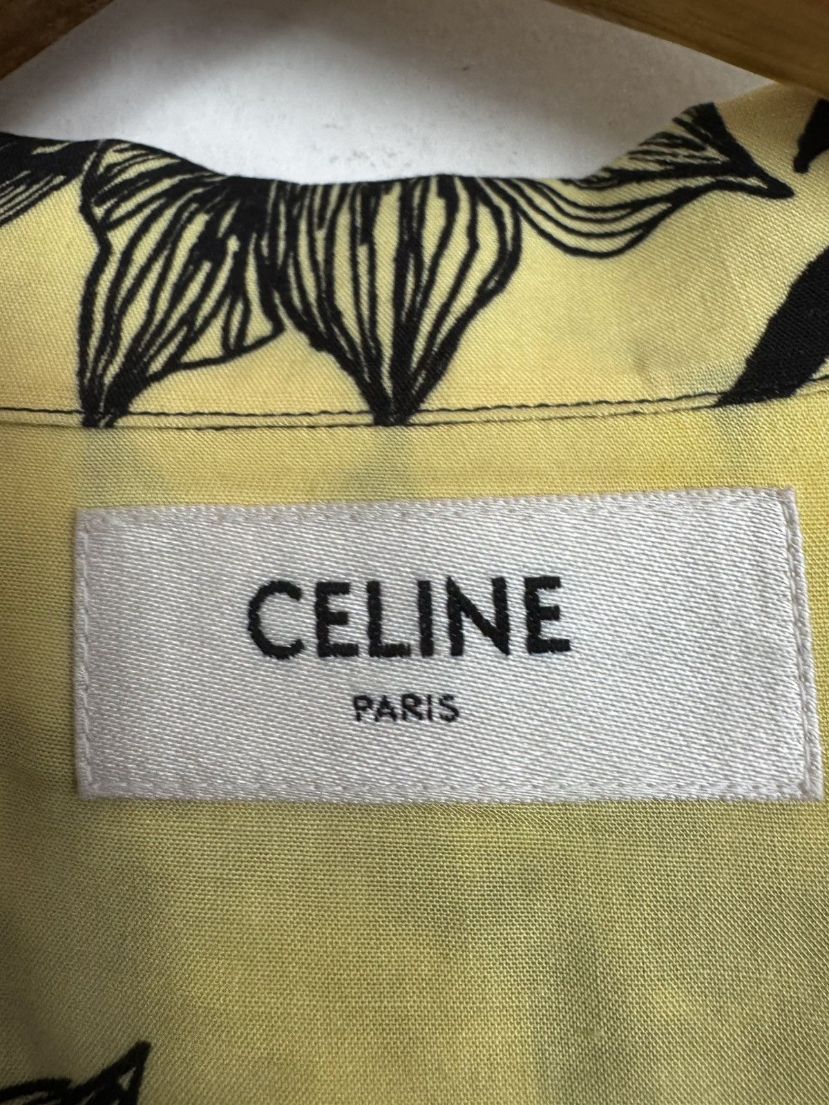 Celine Sunflower Camp Viscose Shirt Size US L / EU 52-54 / 3 - 2 Thumbnail