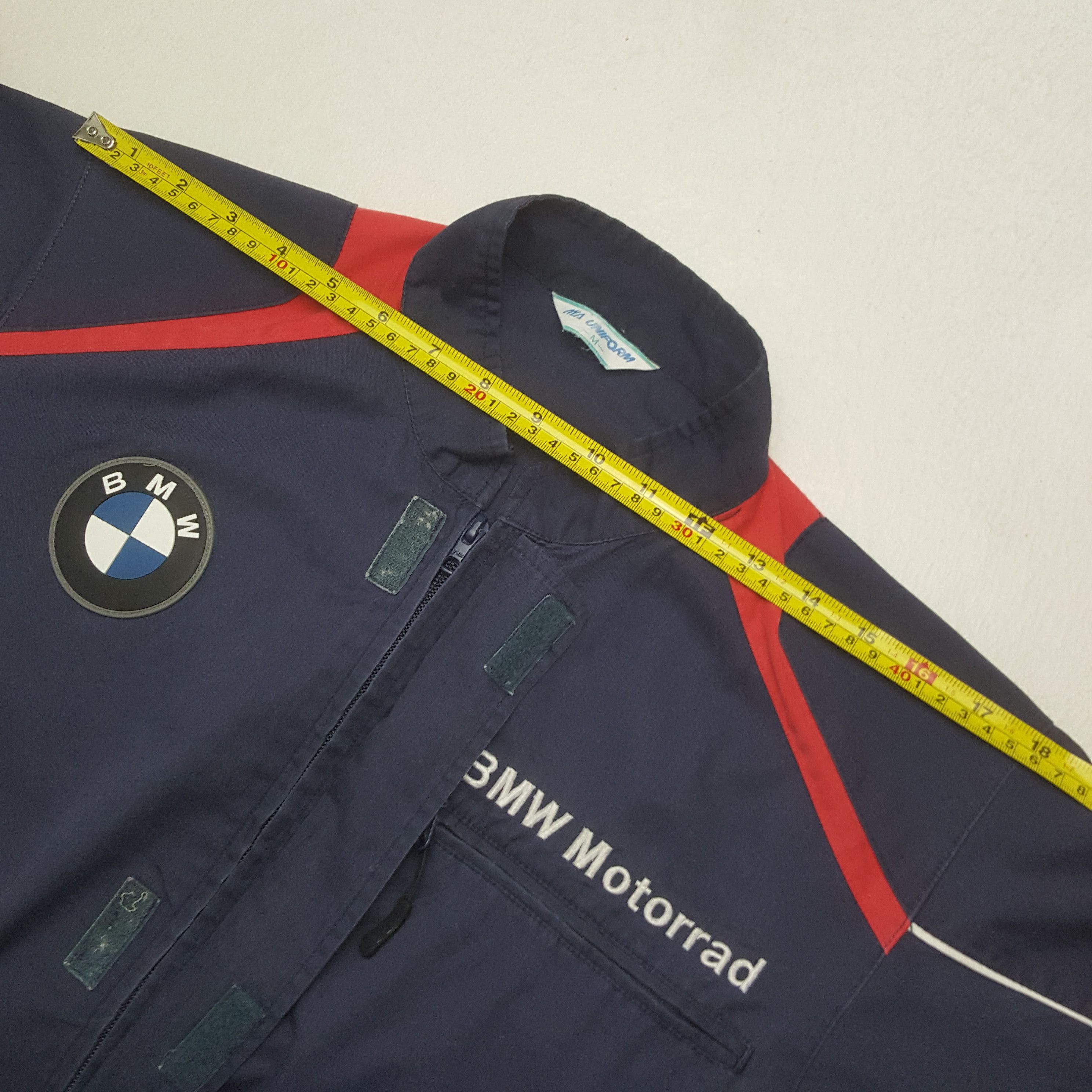BMW Vintage BMW Motorrad Racing Workwear Coverall Jacket C298N28 Size US XS / EU 42 / 0 - 11 Thumbnail