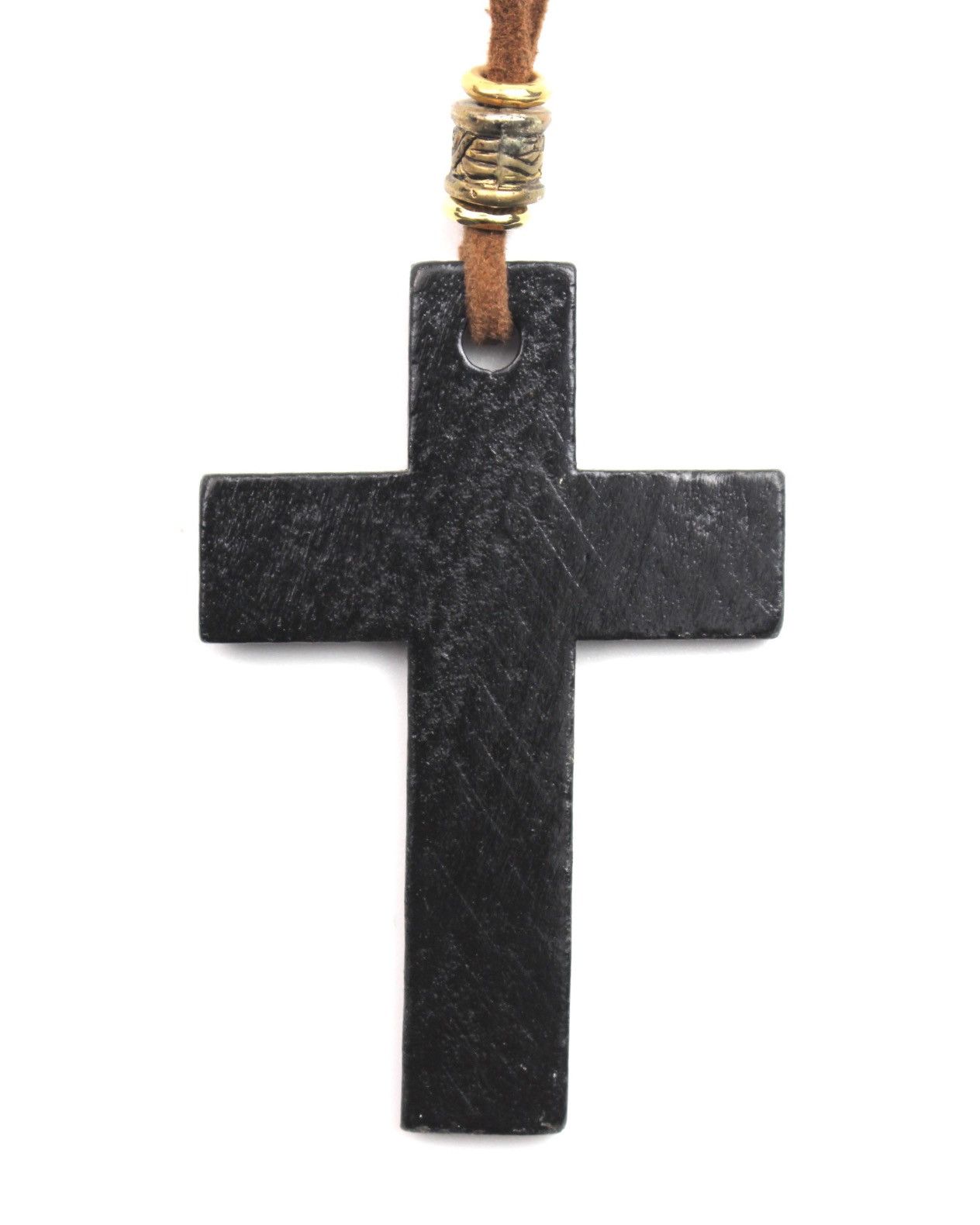 If Six Was Nine 2000S JAPANESE MADE DARK MATTE CRUCIFIX CROSS NECKLACE Size ONE SIZE - 1 Thumbnail