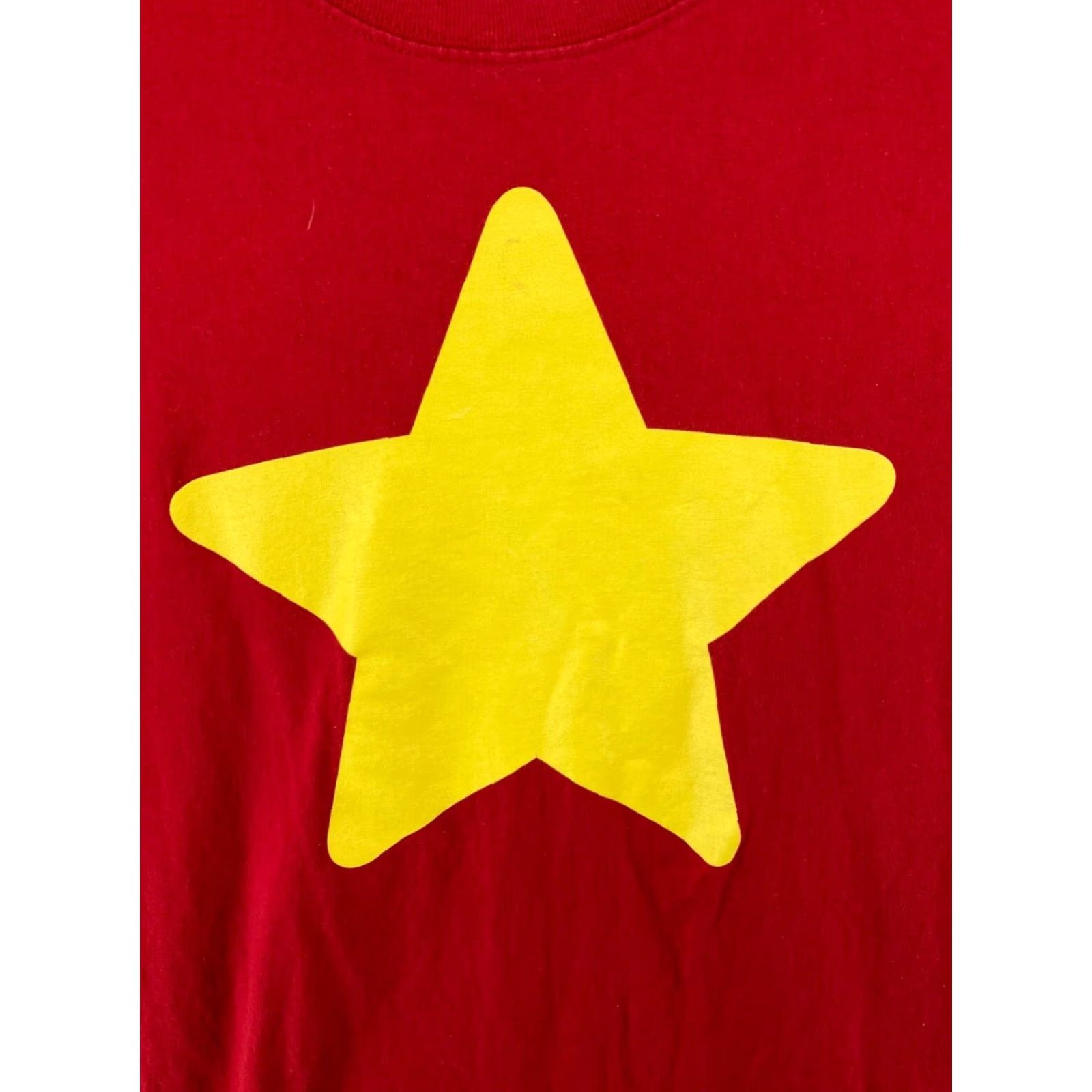 Vintage Steven Universe Mens TShirt L Red Cartoon Shirt Mens Steven Universe Graphic Print Cotton Jersey Size US L / EU 52-54 / 3 - 4 Thumbnail