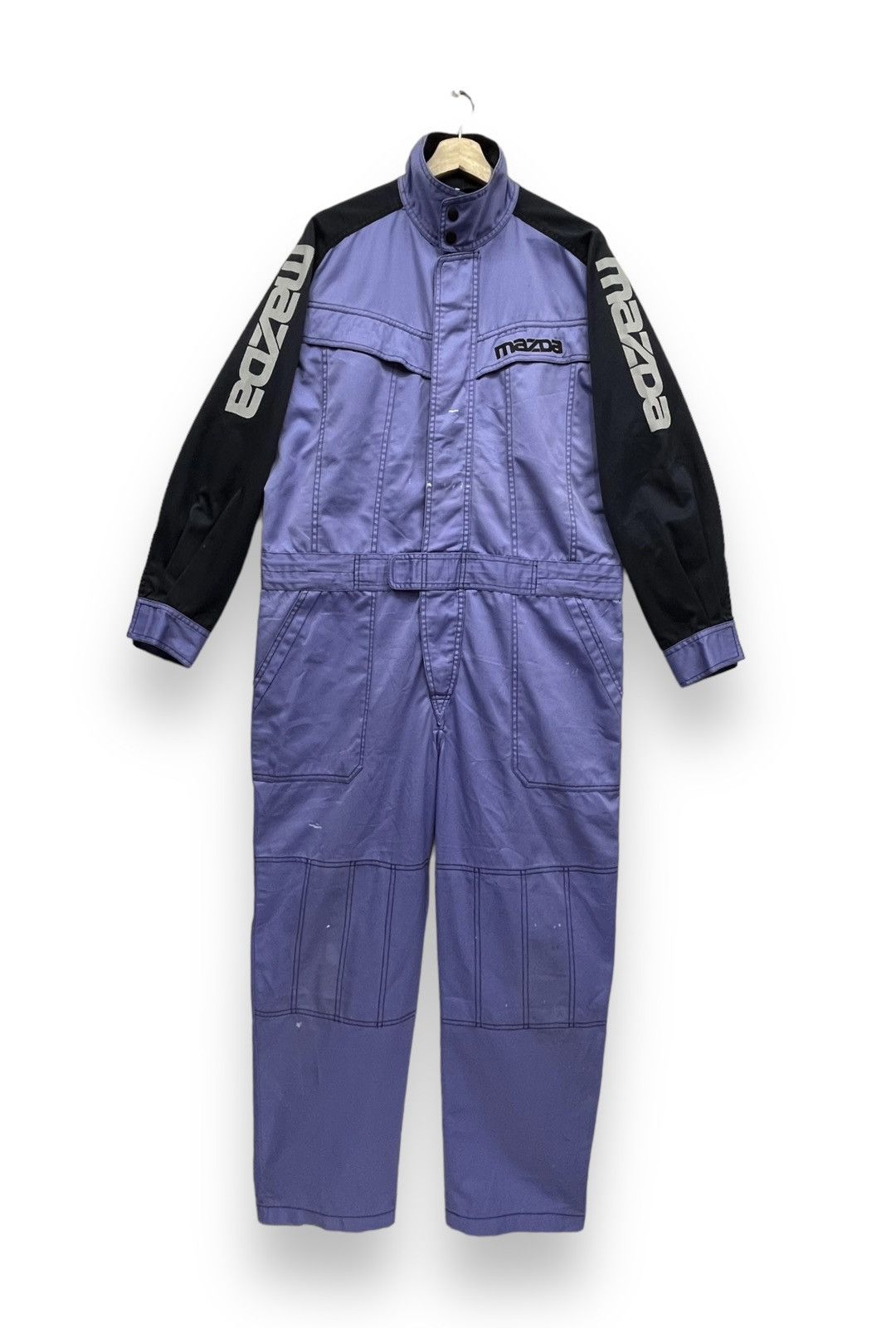 Vintage 🔥MAZDASPEED🔥VINTAGE 80’s MAZDA JAPAN Coverall Jumpsuit Size US 34 / EU 50 - 5 Thumbnail