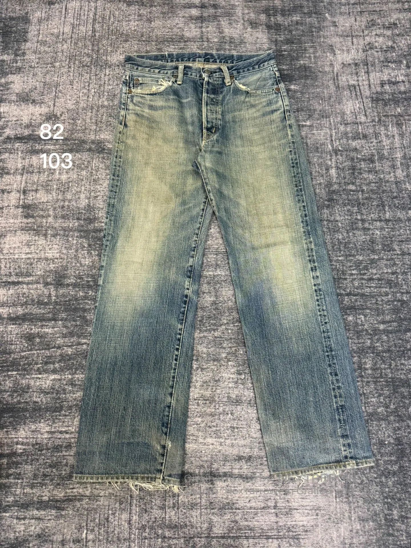 Vintage Vintage Omnigod Japanese Washed Selvedge Jeans. Size US 31 - 1 Thumbnail