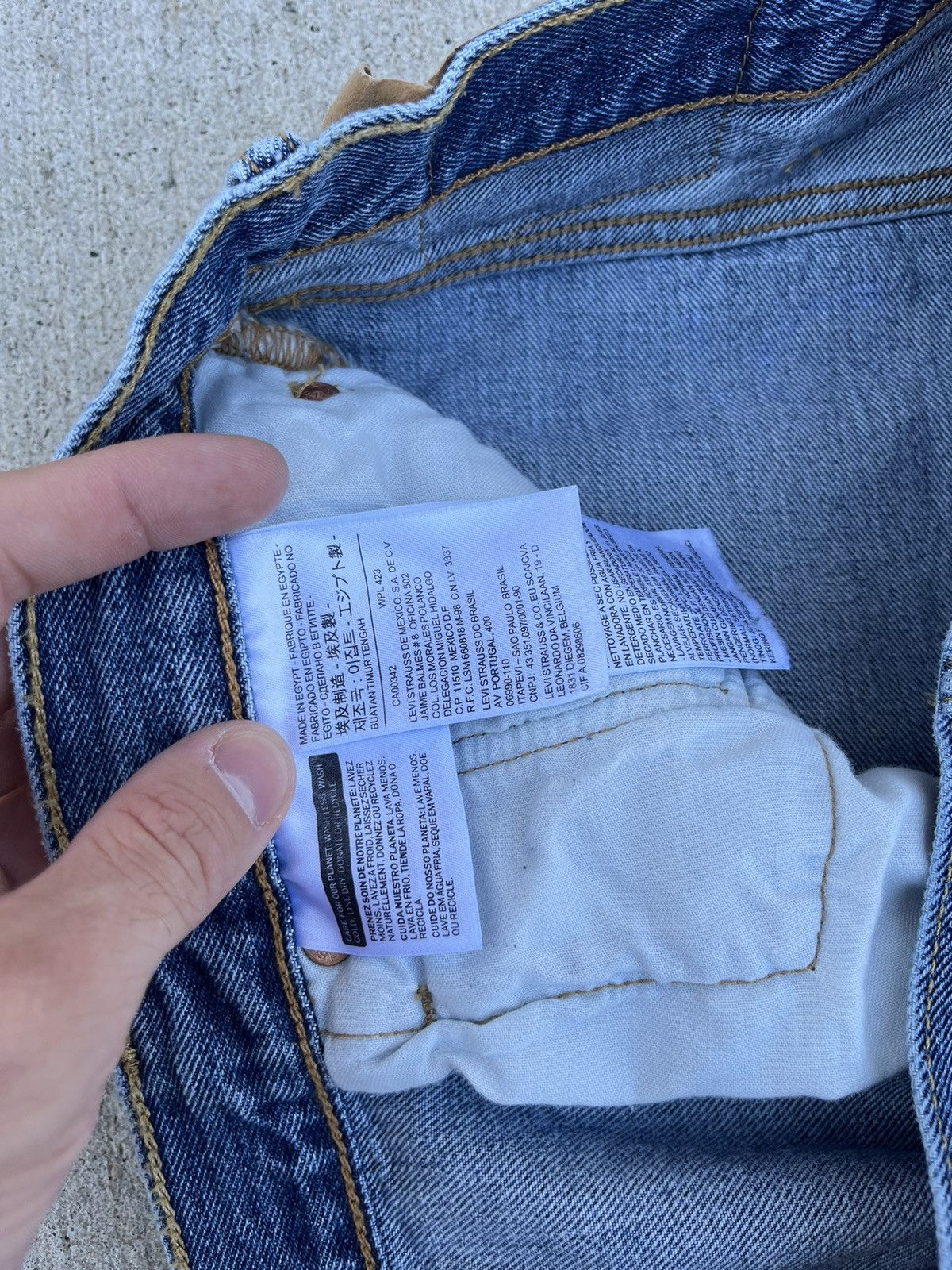 Levi's × Vintage Crazy Vintage Y2K Levi’s 501 Baggy Jeans Size US 40 / EU 56 - 7 Thumbnail