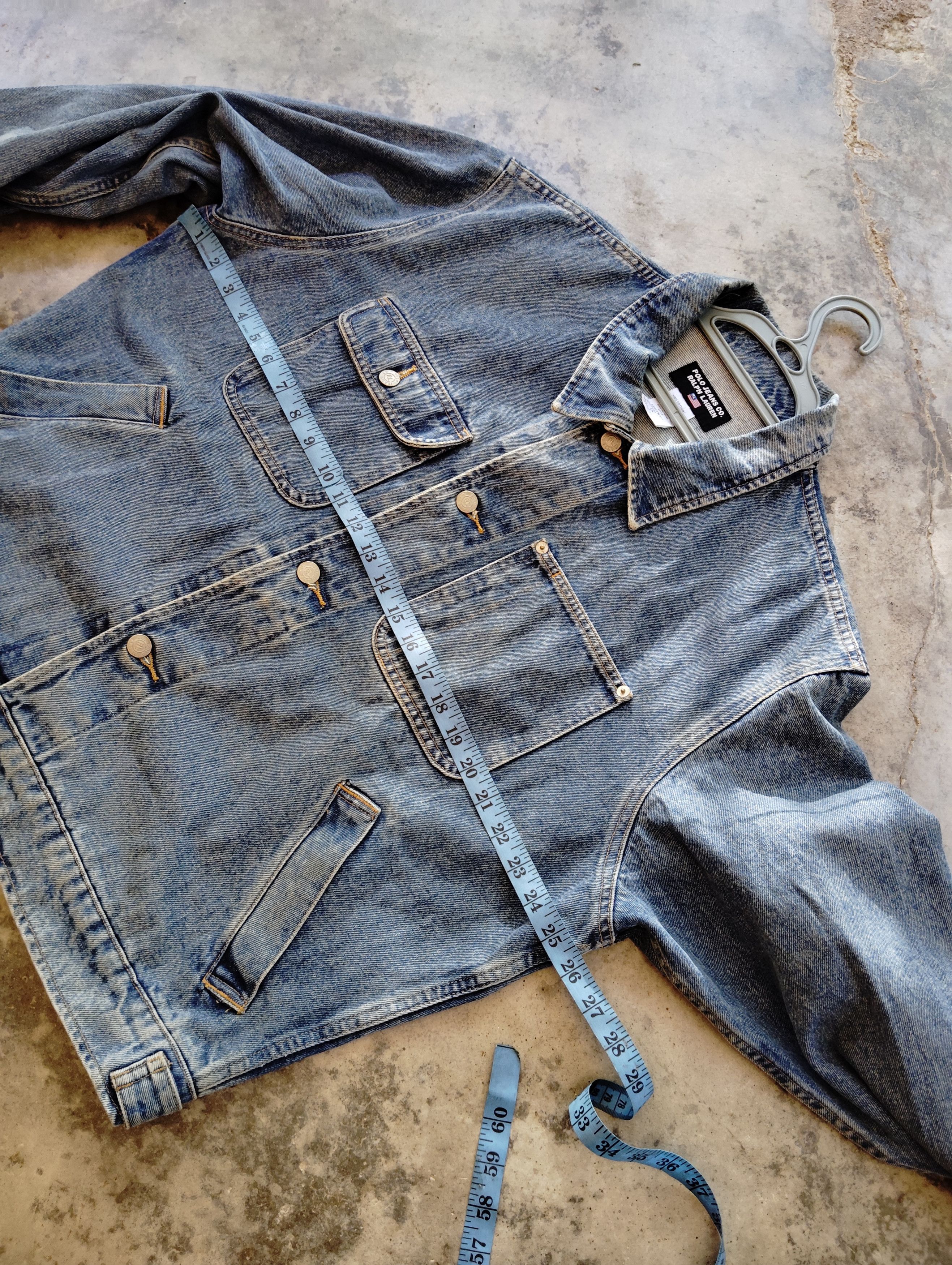 Ralph Lauren × Vintage VINTAGE RALPH LAUREN DENIM JACKET Size US L / EU 52-54 / 3 - 12 Thumbnail