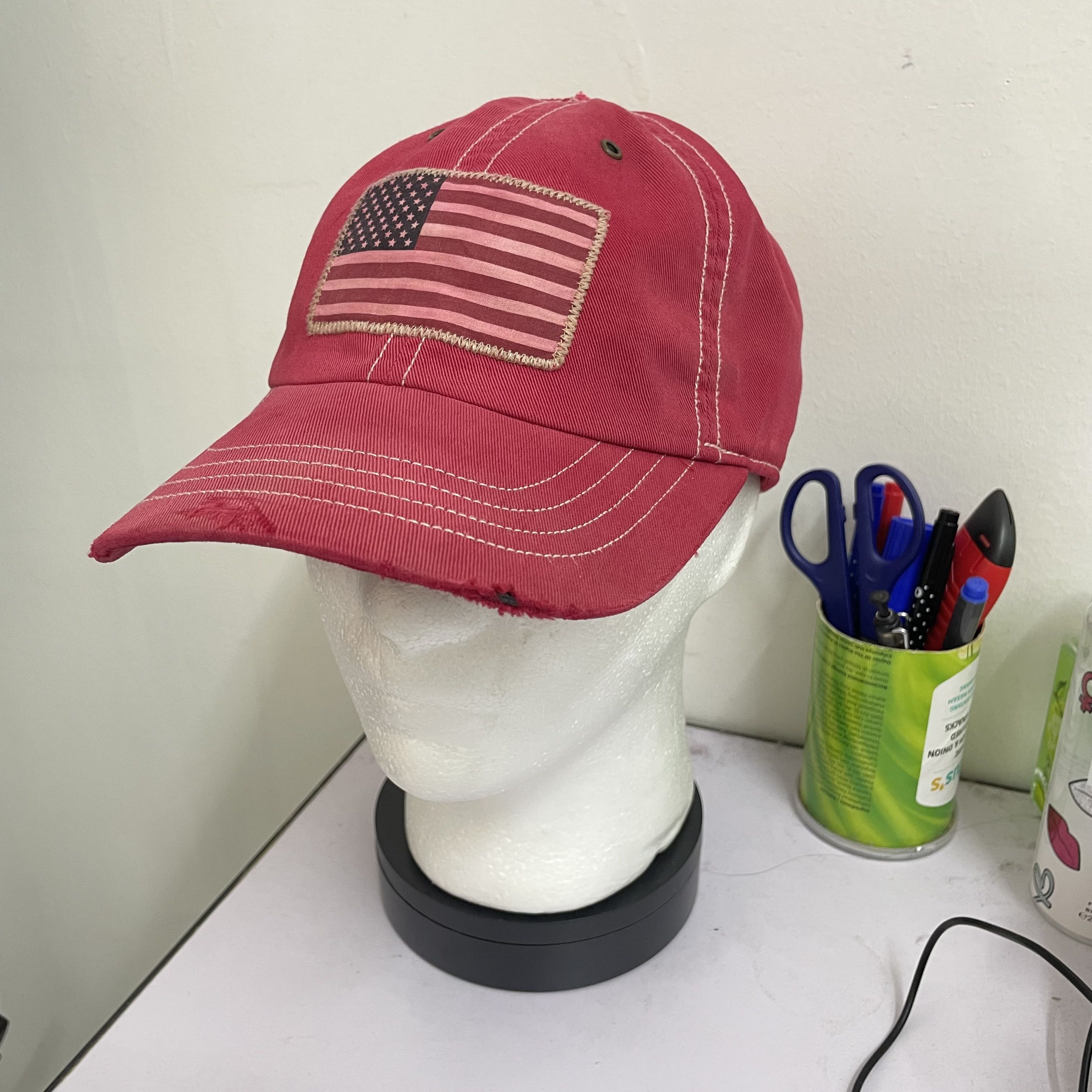 Polo hat with american flag hotsell