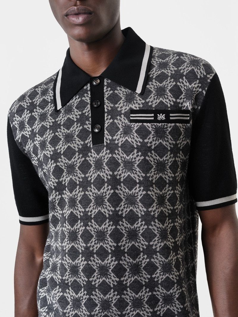 Amiri o1orln1125 MA Quad Polo Shirt in Multicolor Size US L / EU 52-54 / 3 - 5 Thumbnail