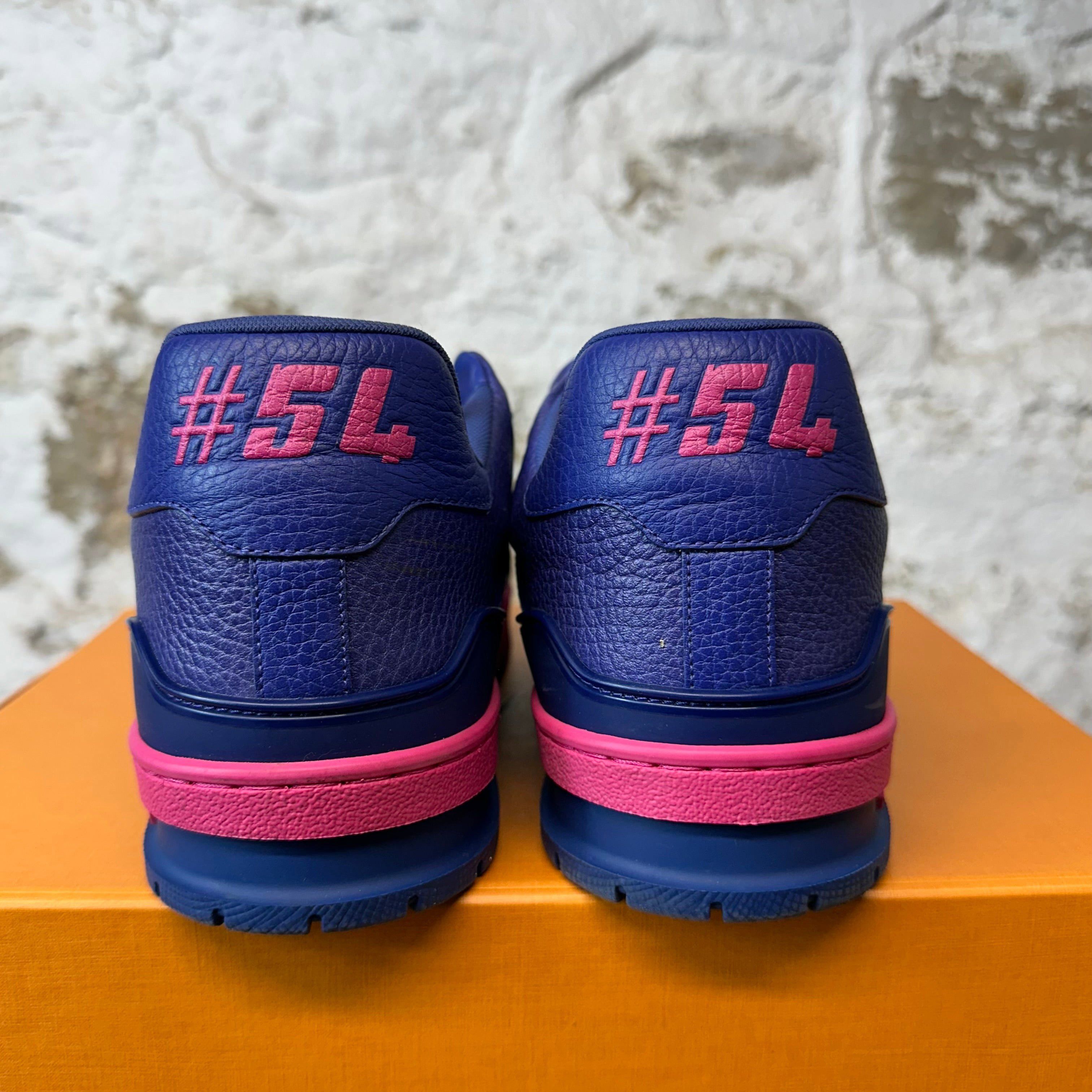 Louis Vuitton Louis Vuitton Purple Pink Fade Trainer Sneaker Sz 10.5 (9LV) Size US 10.5 / EU 43-44 - 5 Thumbnail