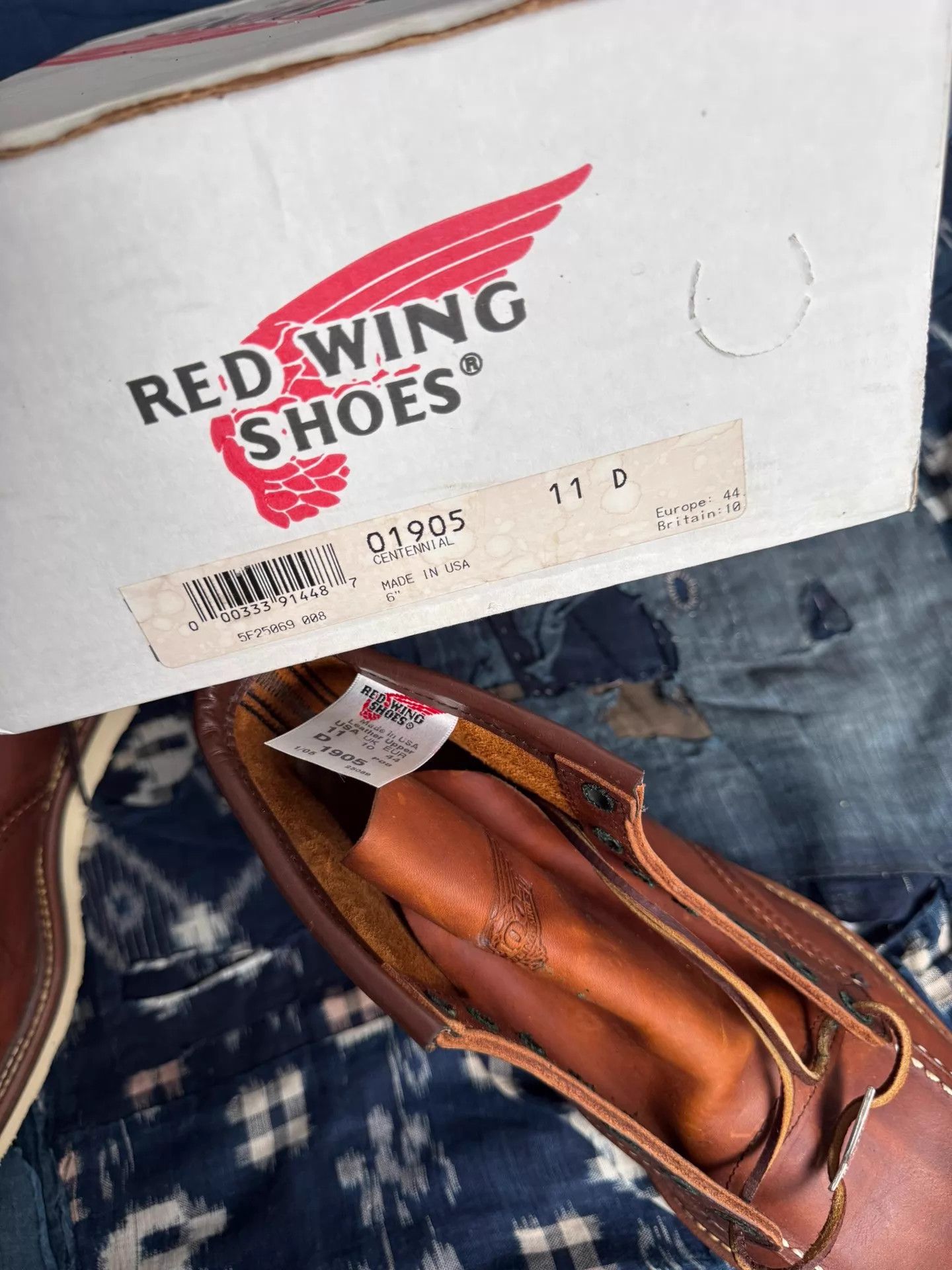 Red Wing Redwing 1905 100th Anniversary Work Boot 11 New Size US 11 / EU 44 - 9 Thumbnail