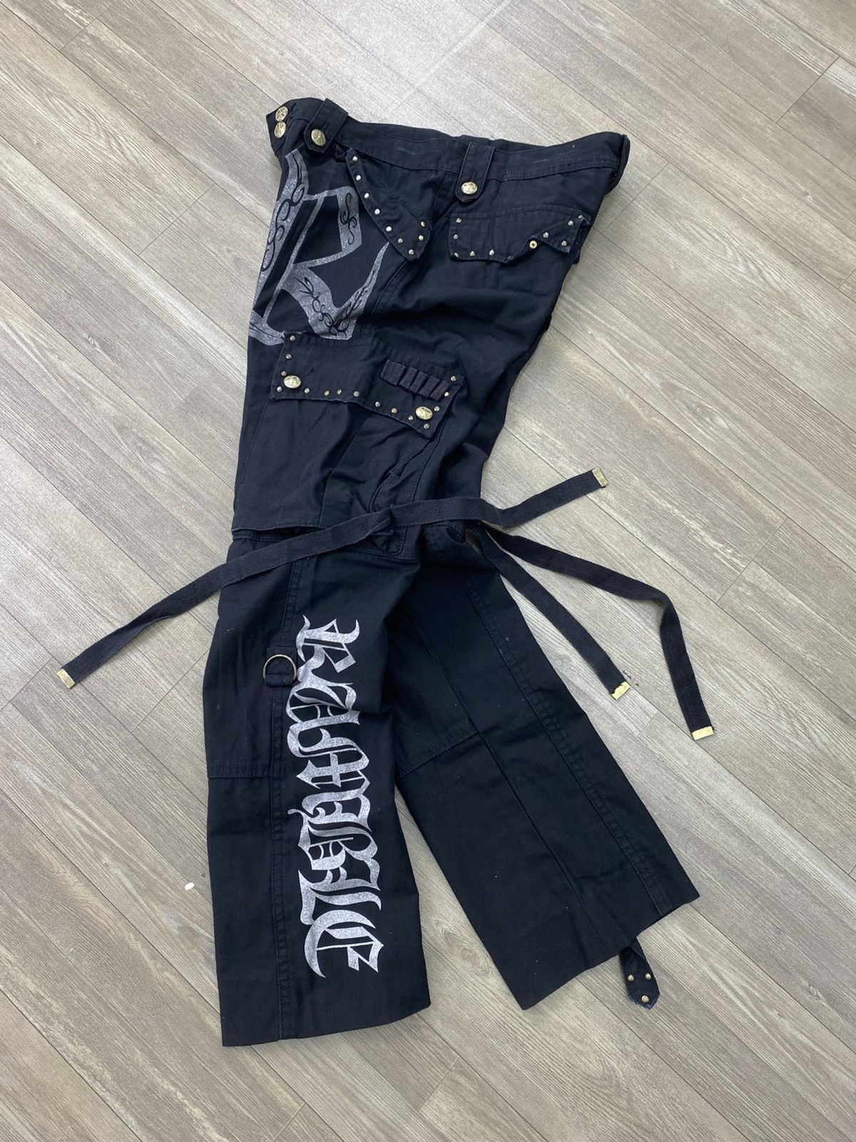 Hysteric Glamour 2000s Skulls Riot Ifsixwasnine Lgb Punk Bondage Cargo Pants Size US 30 / EU 46 - 19 Thumbnail