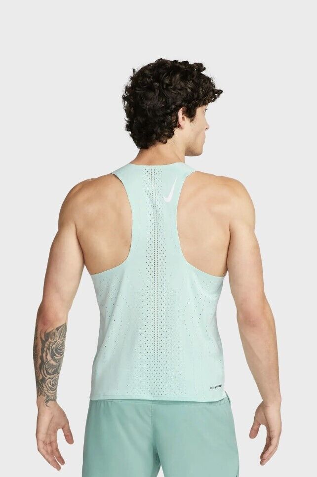 Nike Nike DM4624-346 Dri-FIT ADV AeroSwift Tank Run Jade Ice L Size US L / EU 52-54 / 3 - 2 Thumbnail