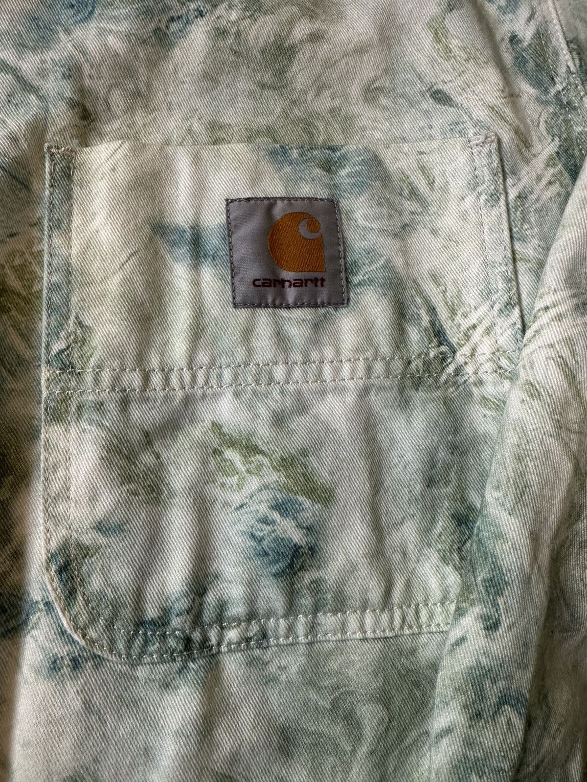 Carhartt Wip Carhartt WIP L/S Marble Shirt / shirt jac Size US L / EU 52-54 / 3 - 3 Thumbnail