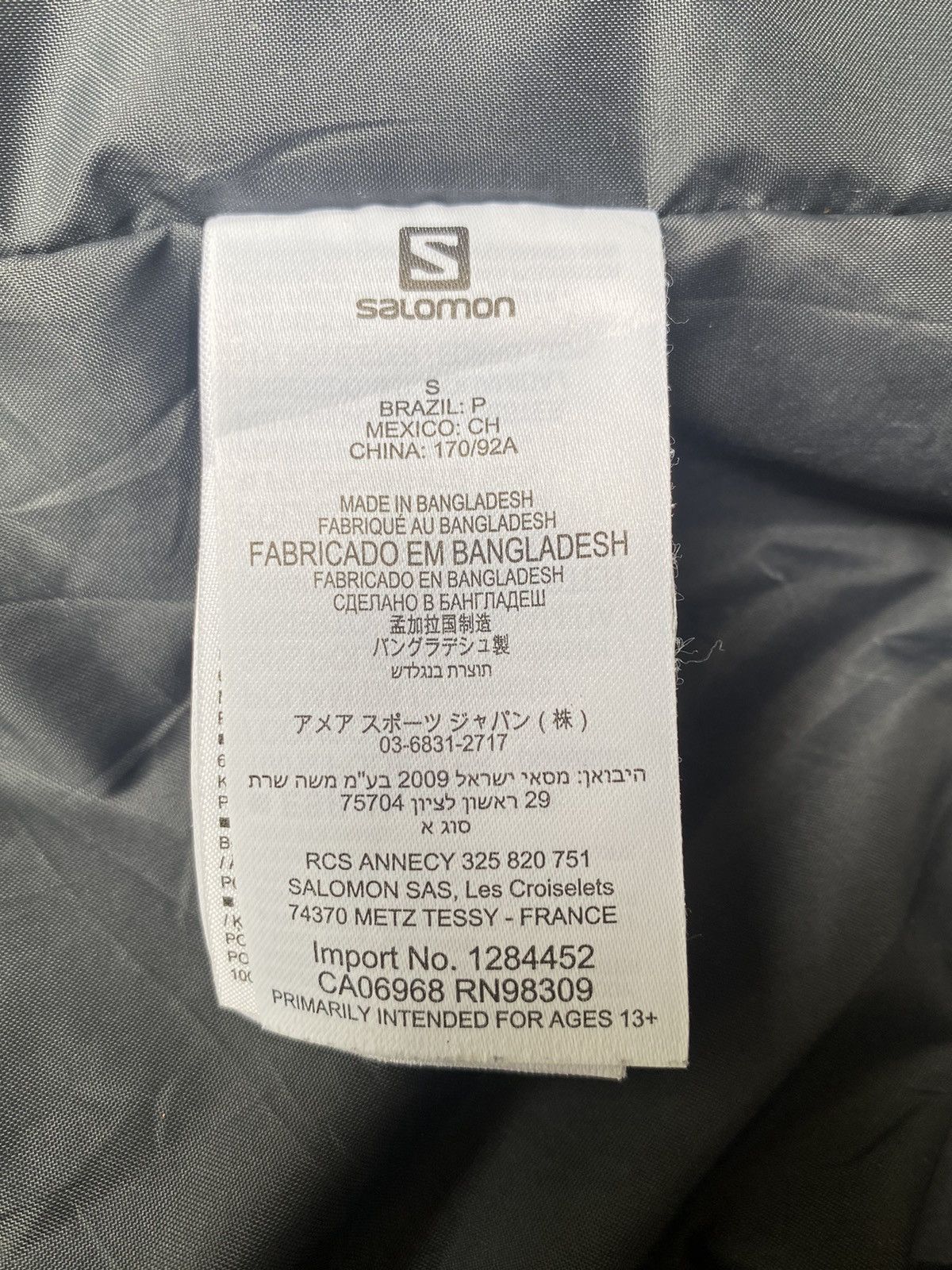 SOLOMON Bomber Zipper Jacket