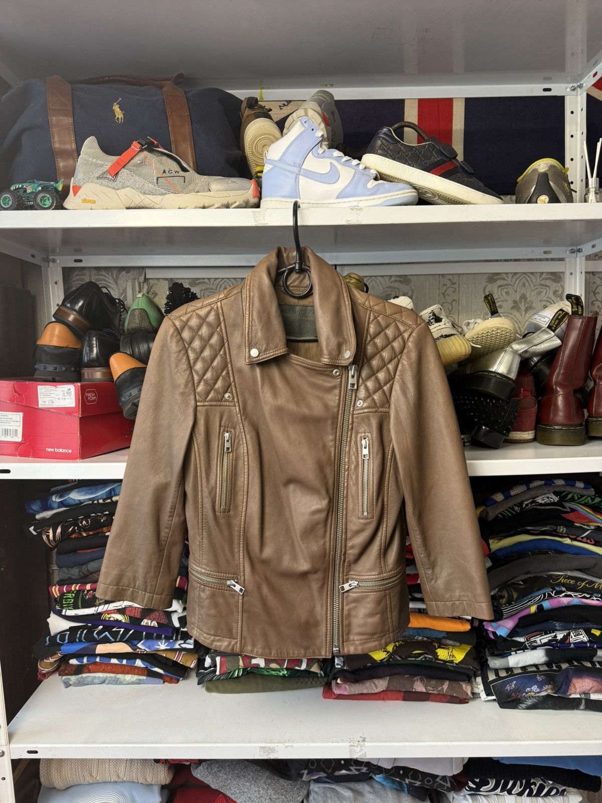Allsaints Vintage Allsaints Limited Edition Leather Biker Jacket Japan Size M / US 6-8 / IT 42-44 - 22 Thumbnail