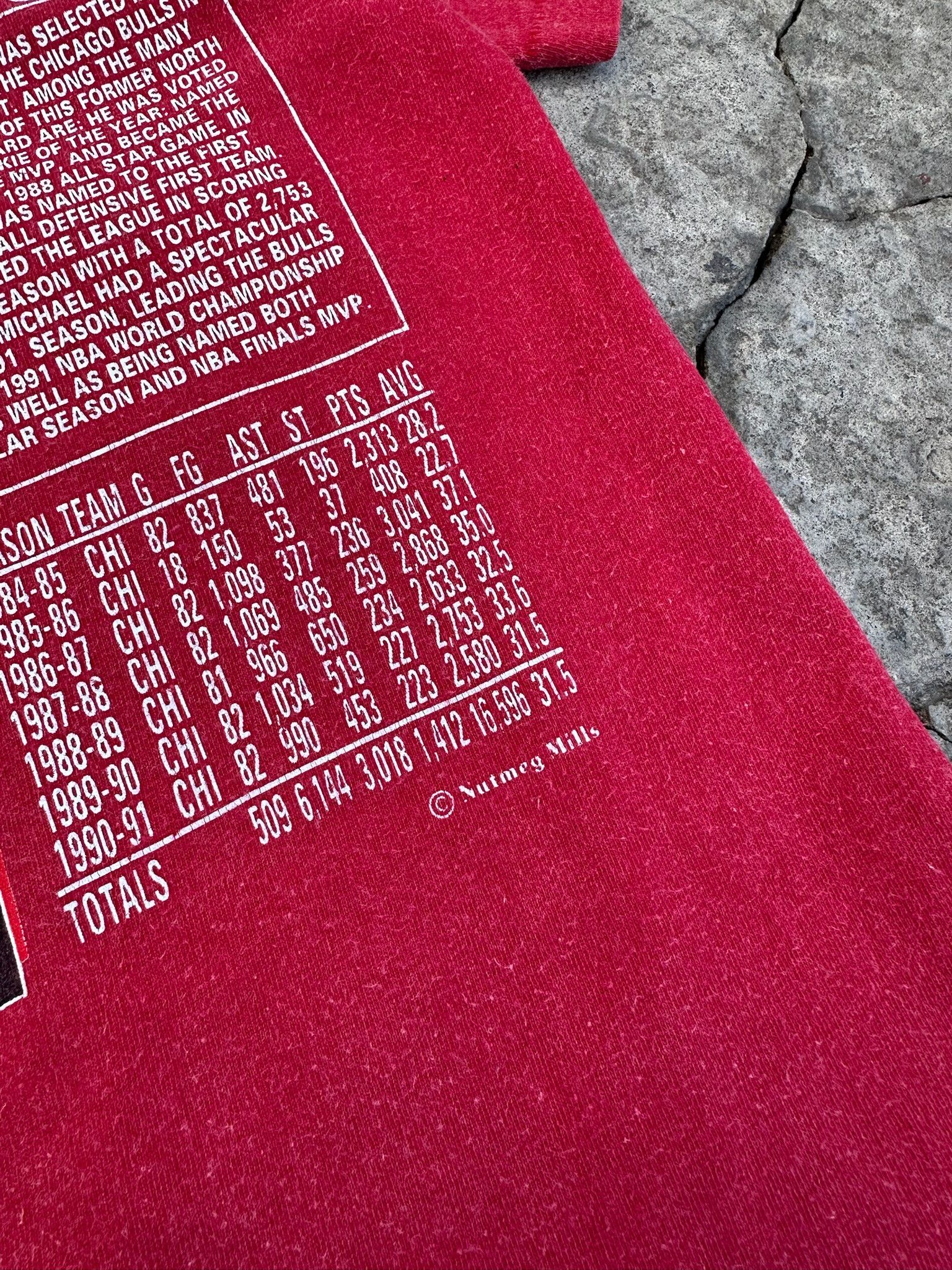 NBA Vintage 90's Chicago Bulls Nutmeg Tee Bull Rare Jordan Size US S / EU 44-46 / 1 - 11 Thumbnail
