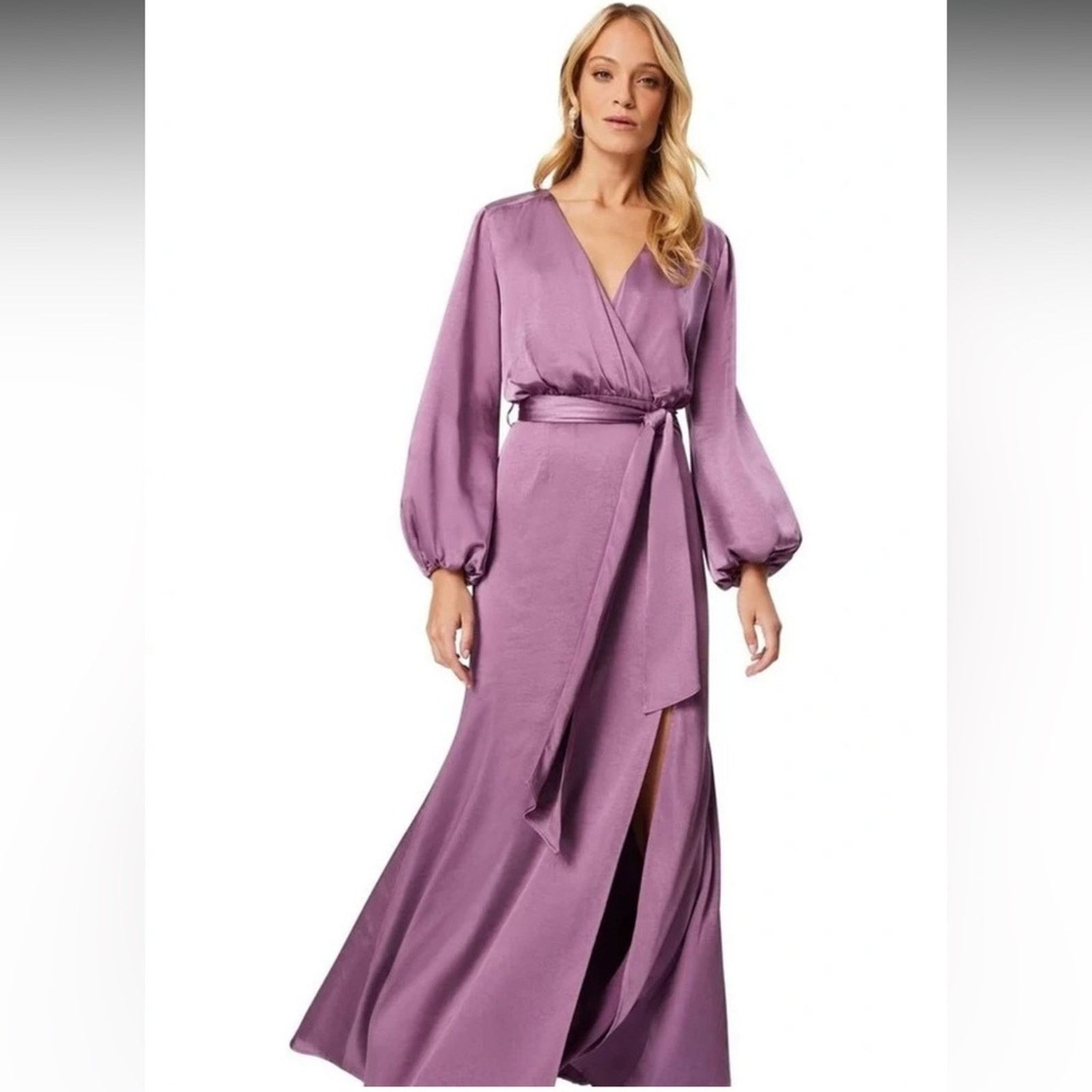 ELLIATT NWT Elliatt $270 Purple Wrap Dress Size S Size S / US 4 / IT 40 - 2 Thumbnail