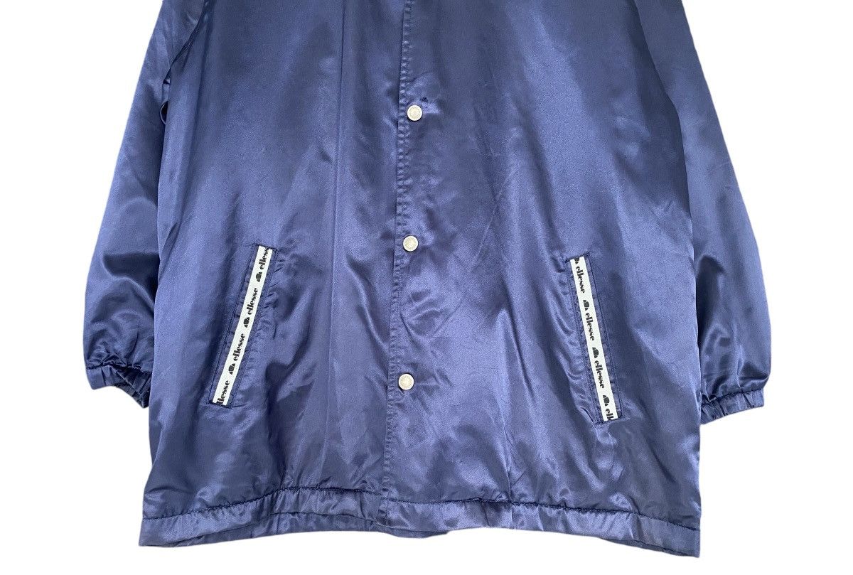 Ellesse × Vintage Vtg ELLESE 90s Polyster Button Jacket Size US L / EU 52-54 / 3 - 5 Thumbnail