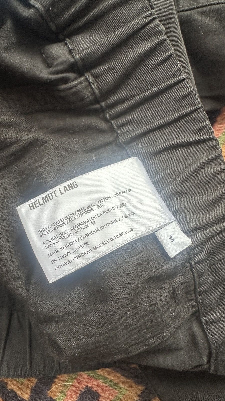 Helmut Lang Hemlut Lang Cargo Zoot Pant, Black Size US 34 / EU 50 - 10 Thumbnail