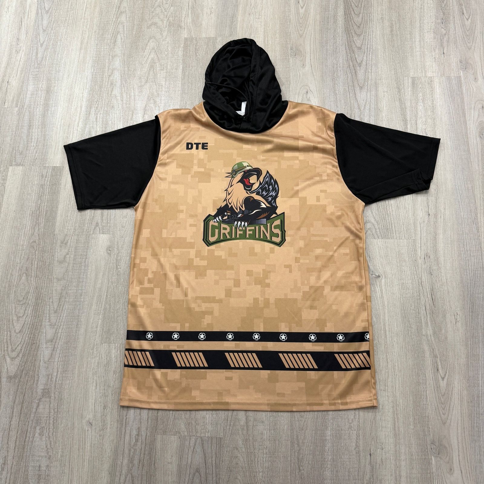 Vintage Grand Rapids Griffins Camo Hooded Shirt Men's Extra Large Size US XL / EU 56 / 4 - 1 Thumbnail